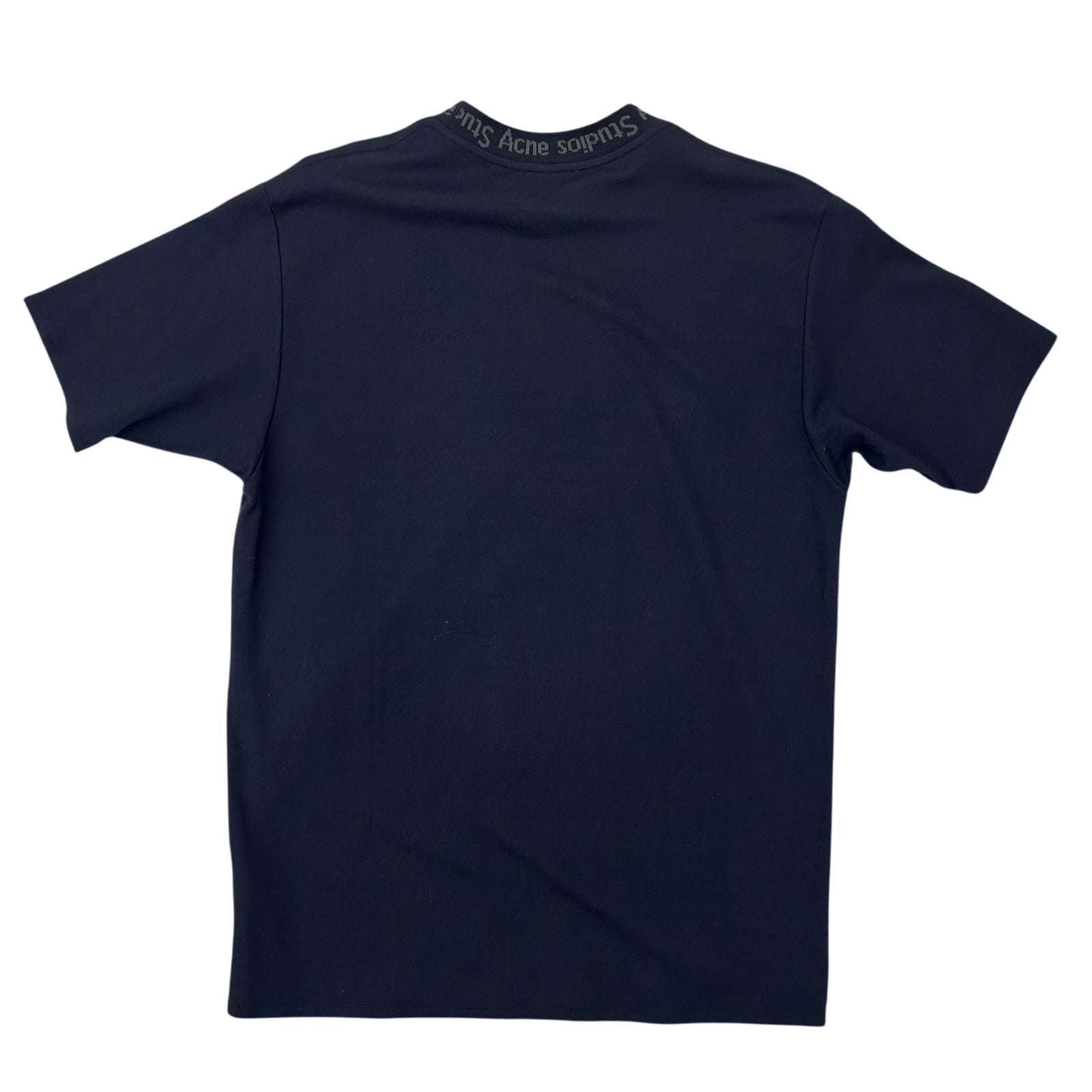 Acne Studios Jacquard Logo T-Shirt Navy (Fits M-L)