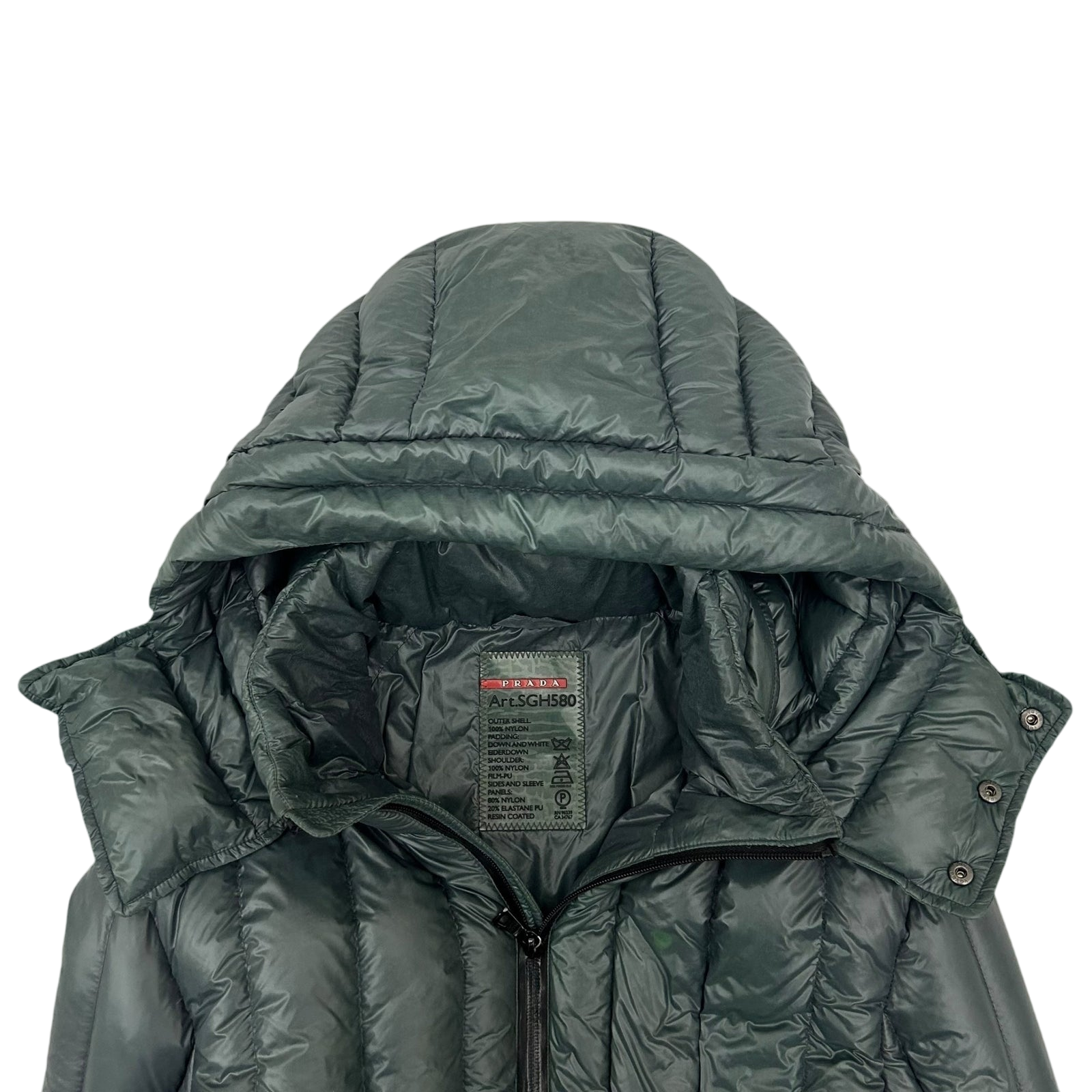 2013 Prada Technical Nylon Puffer Jacket (Fits M/L)