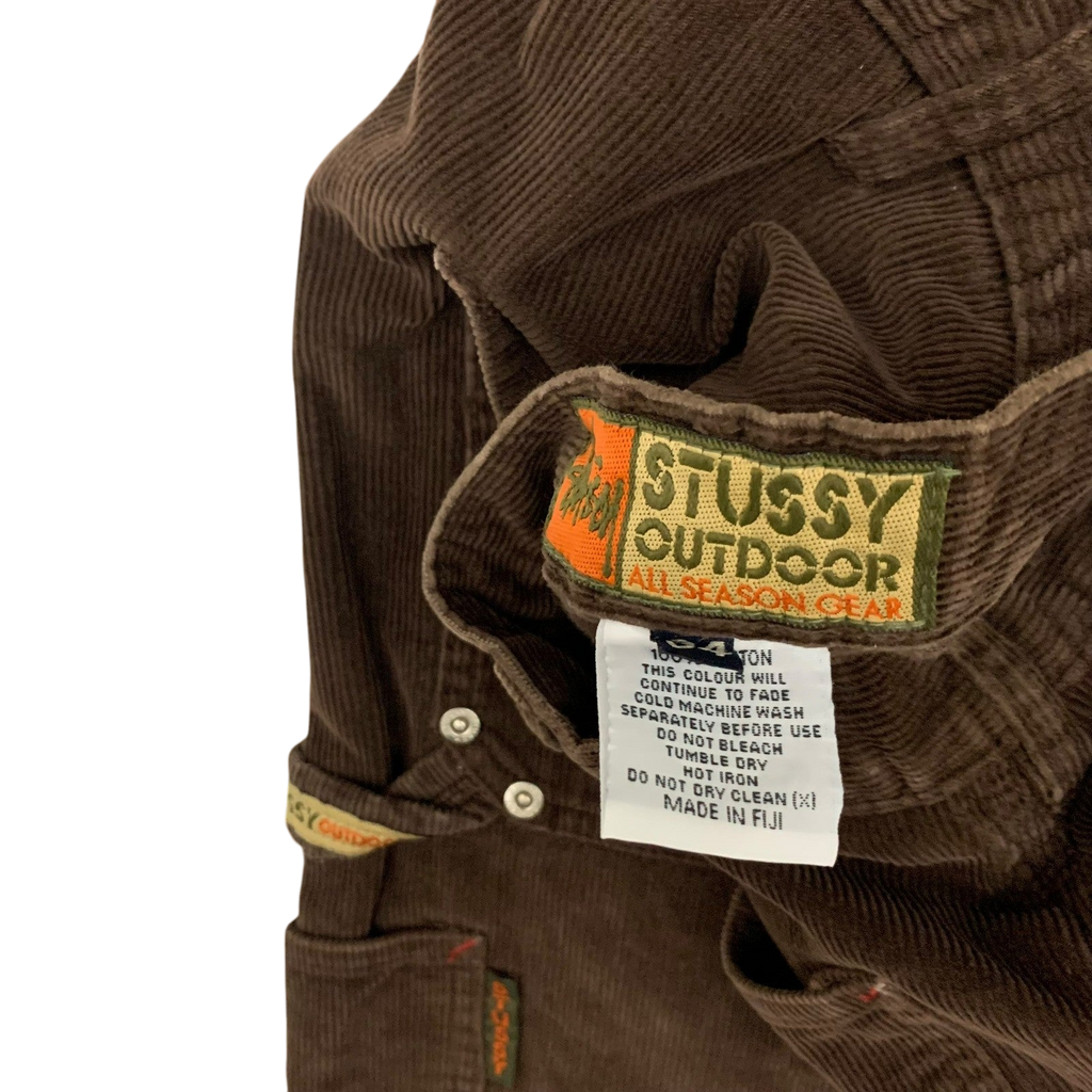 Stussy Vintage Brown Corduroy Carpenter Pants (W34)