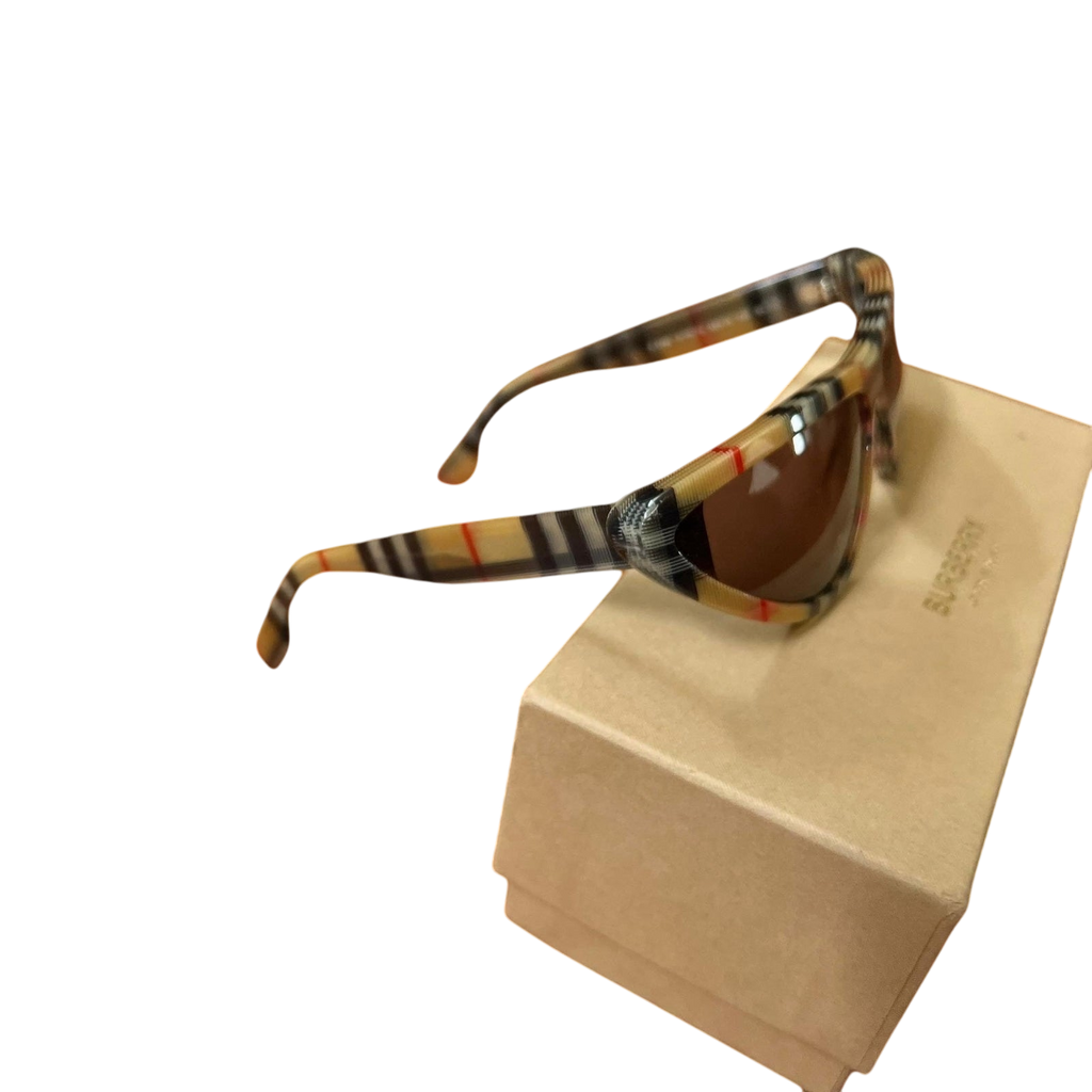 Burberry Nova Check Cat Eye Sunglasses