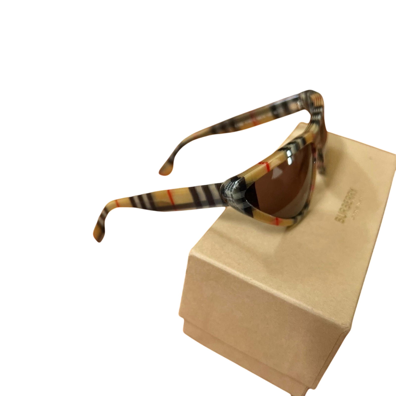 Burberry Nova Check Cat Eye Sunglasses