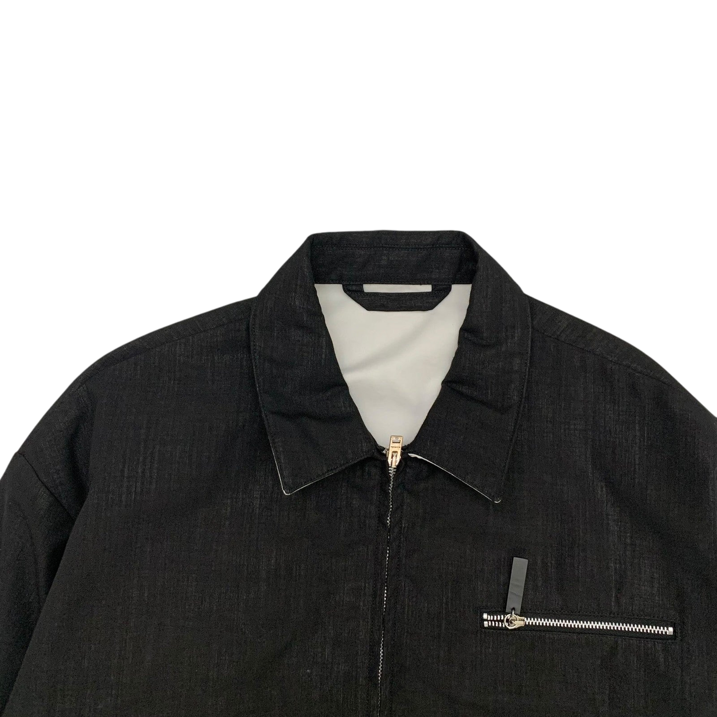 Acne Studios Zip-Embellished Wool-Blend Jacket Black (Fits L-XL)