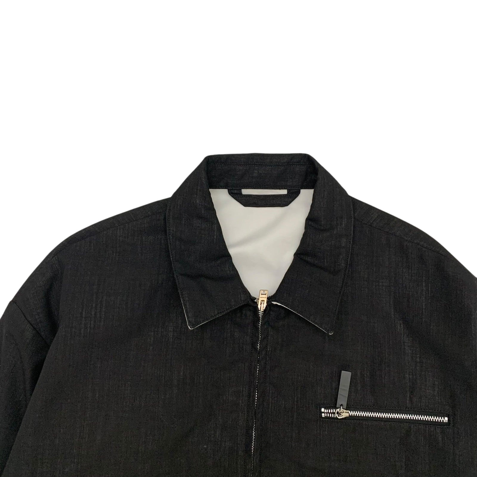 Acne Studios Zip-Embellished Wool-Blend Jacket Black (Fits L-XL)