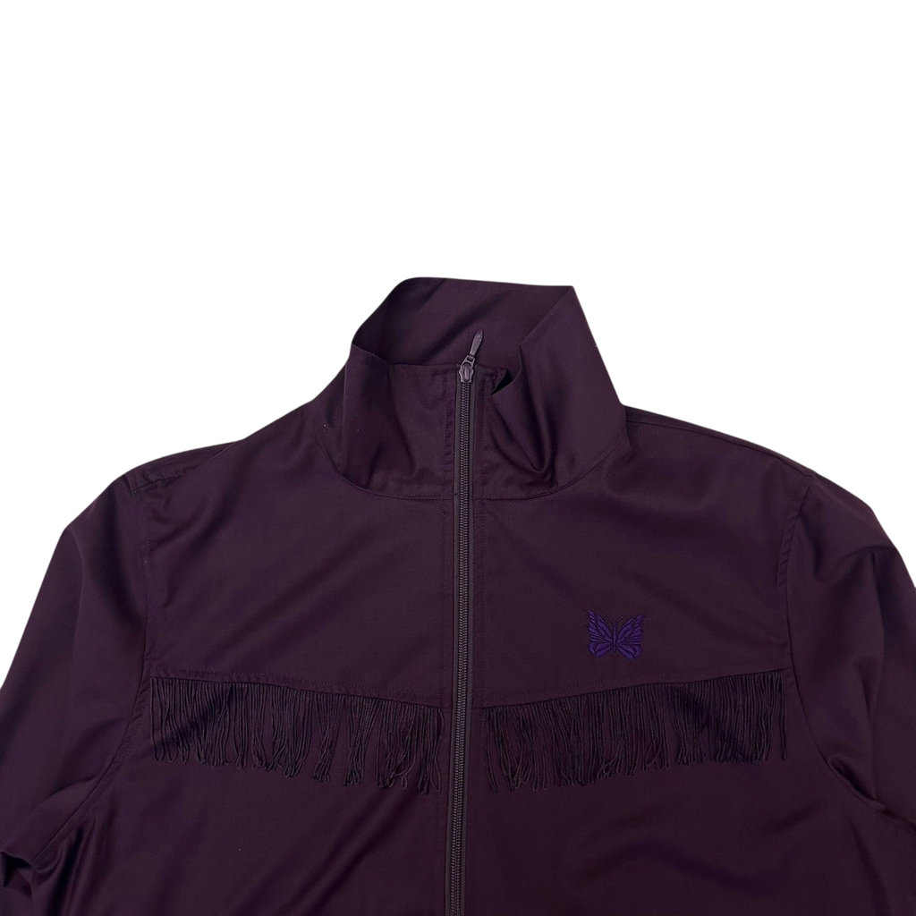 Needles Poly Smooth Fringe Track Jacket (Size M)