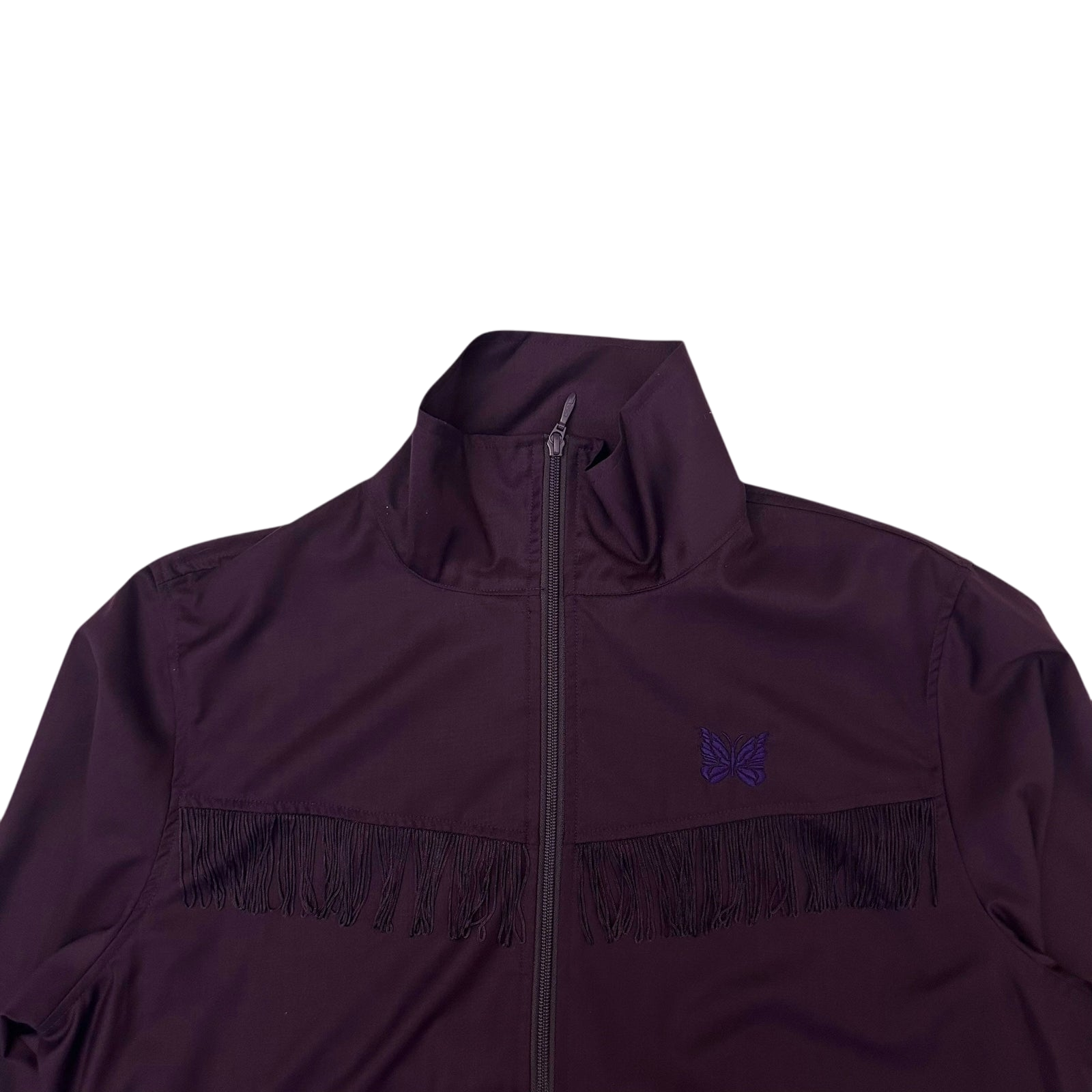 Needles Poly Smooth Fringe Track Jacket (Size M)