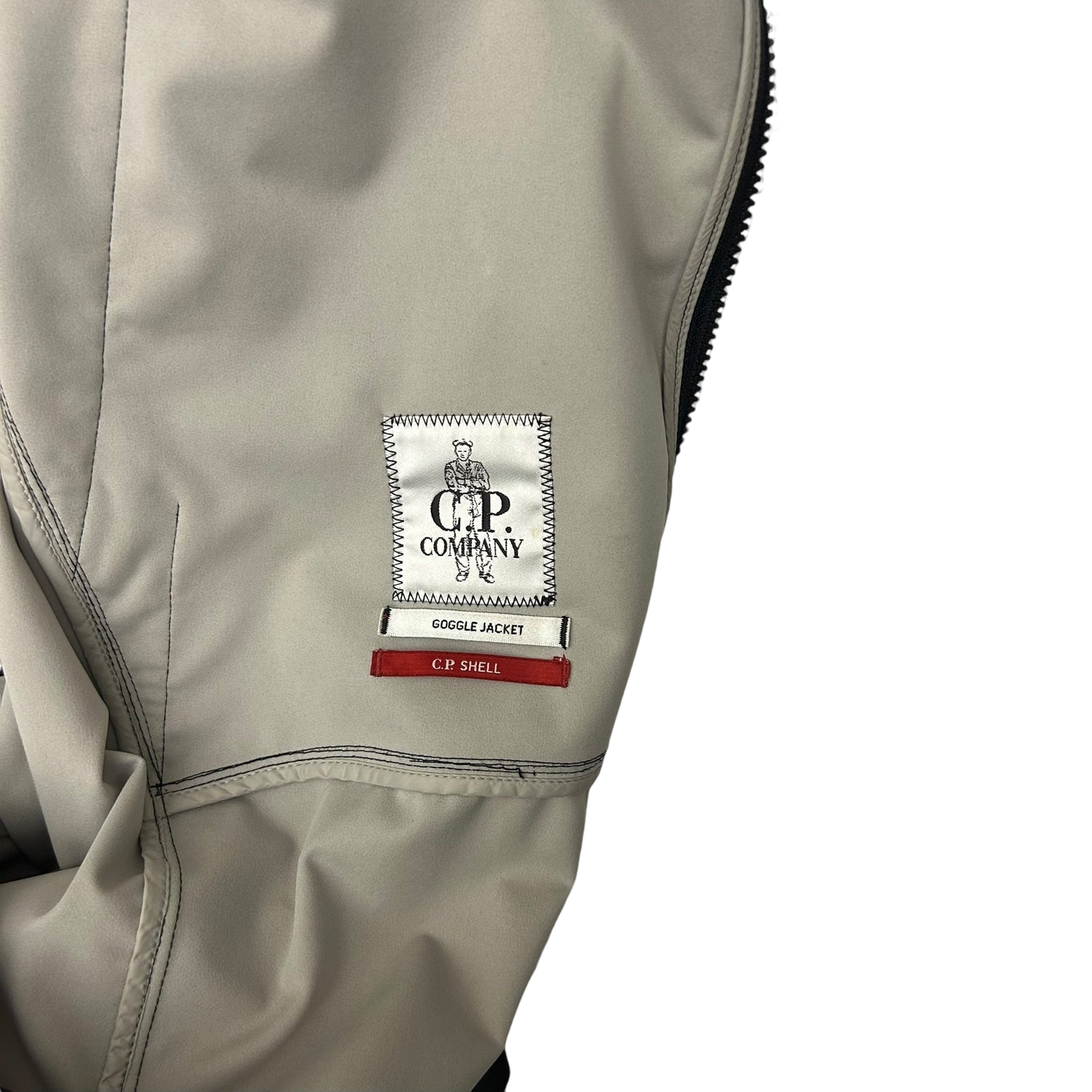 C.P. Company Goggle Lens Soft Shell Jacket Black (Fits M-L)