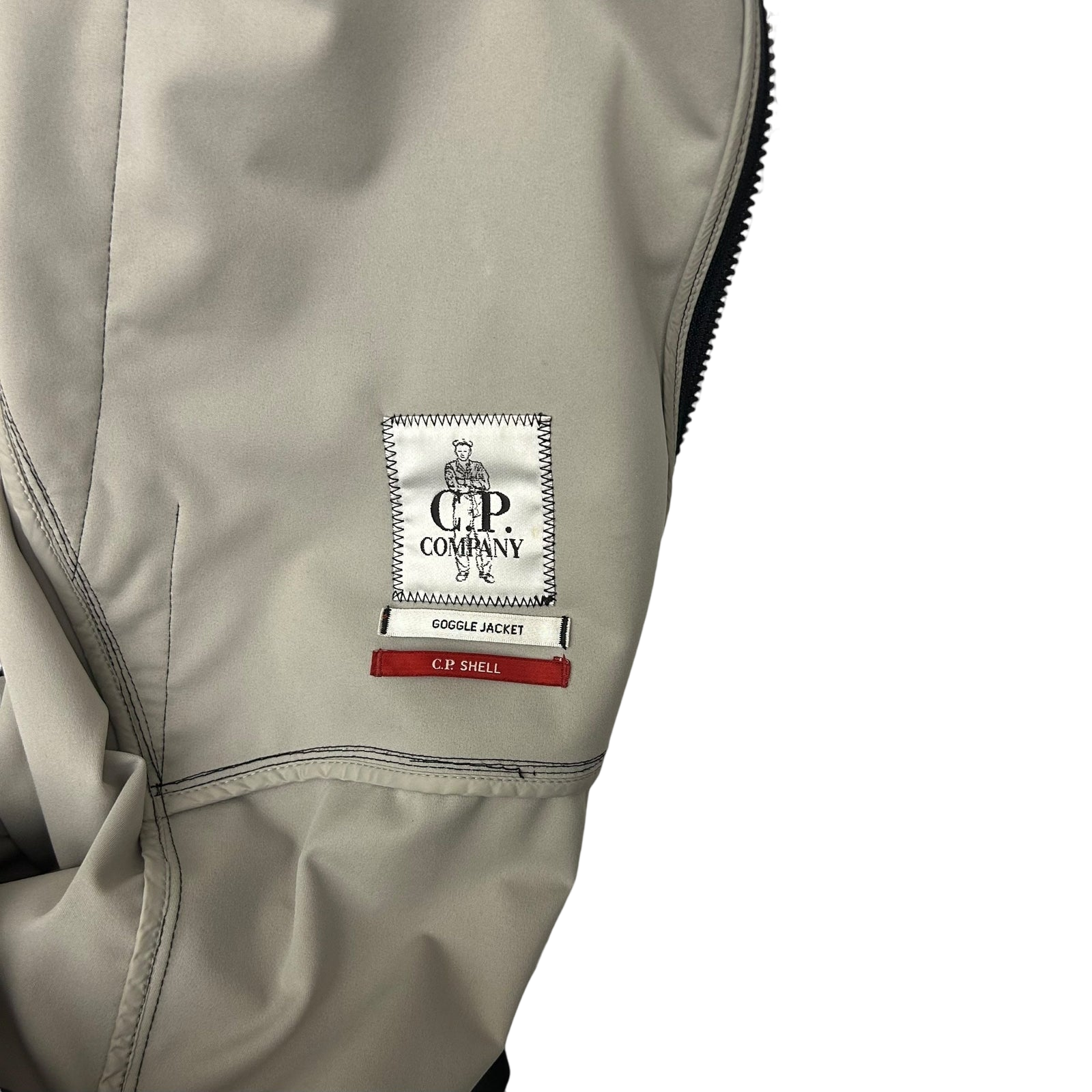 C.P. Company Goggle Lens Soft Shell Jacket Black (Fits M-L)