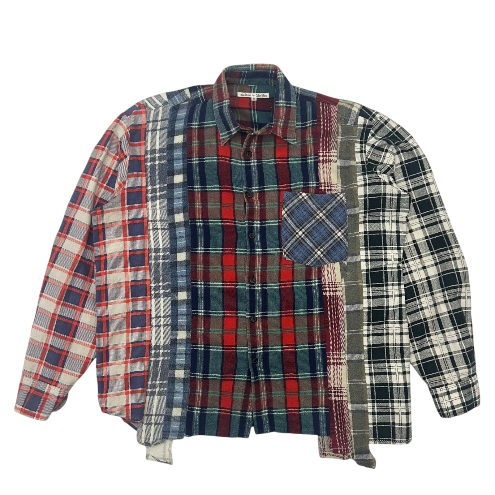 Needles Rebuild 7 Cut Flannel Shirt (Fits S/M)