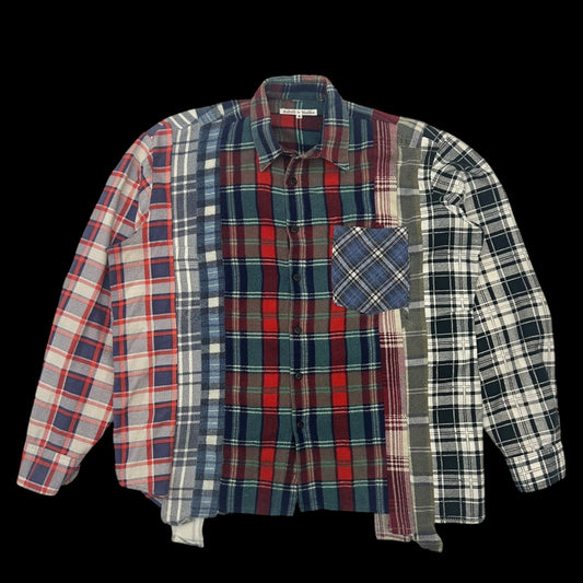 Needles Rebuild 7 Cut Flannel Shirt (Fits S/M)