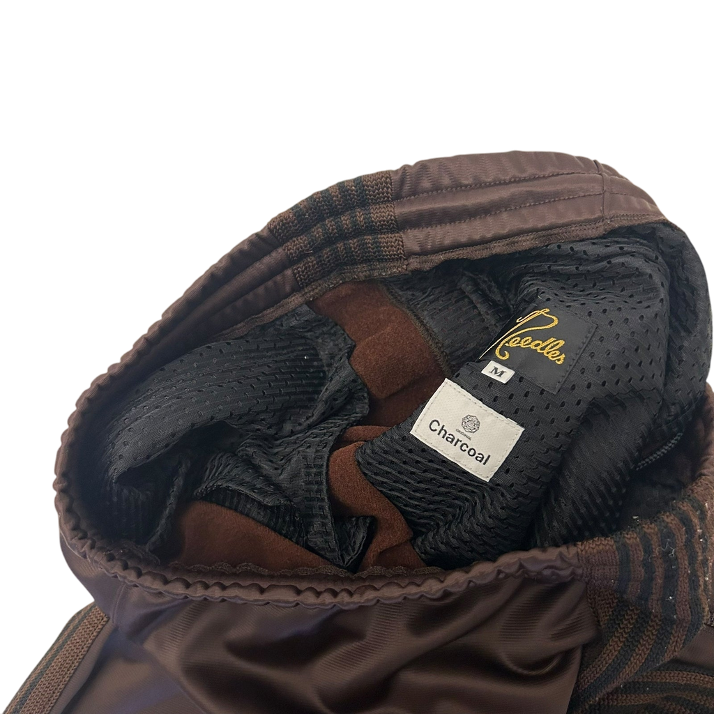 Needles x Charcoal Tokyo Poly Smooth Track Pants Brown (Size M)