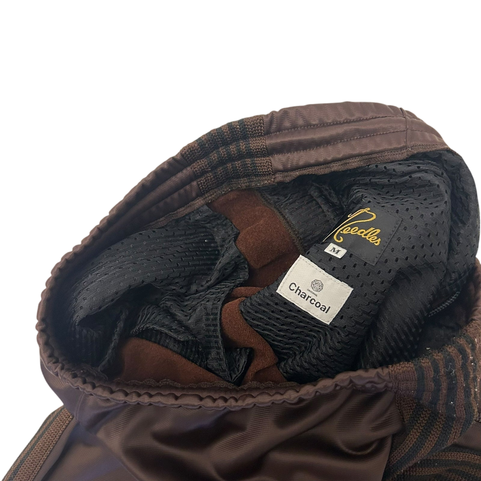 Needles x Charcoal Tokyo Poly Smooth Track Pants Brown (Size M)