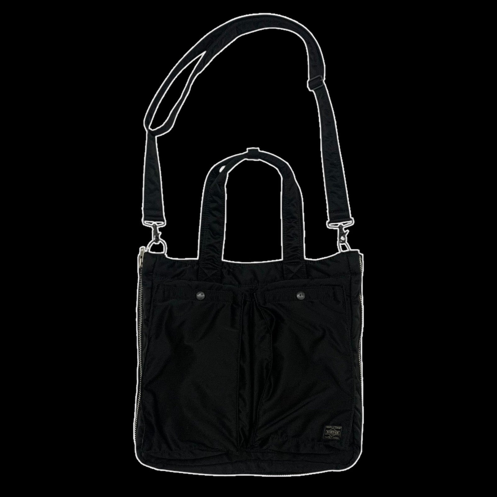 Porter Tanker 2Way Helmet Bag Black