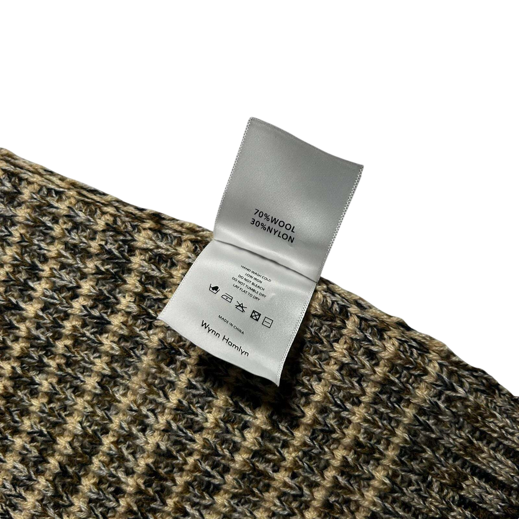 Wynn Hamlyn Wool Blend Argyle Knit Vest (Size L)