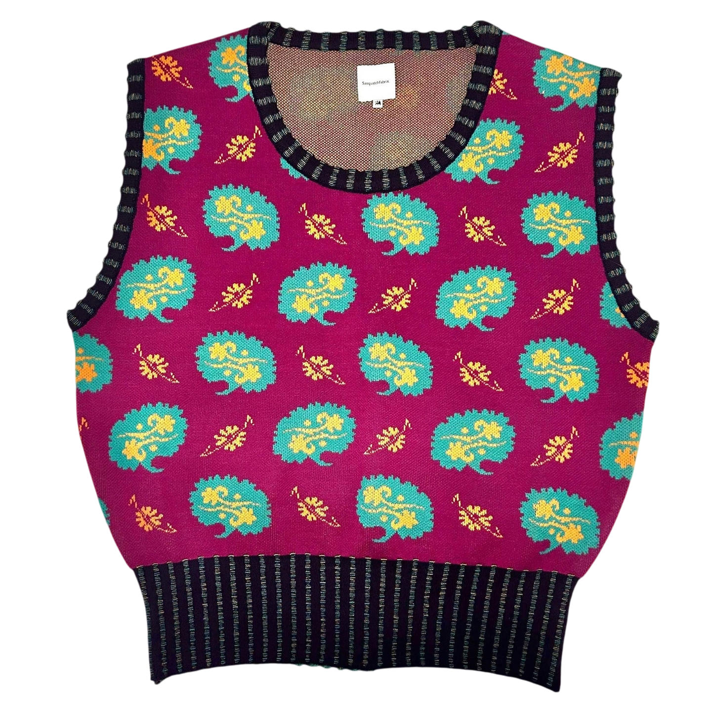 Sasquatchfabrix Flower Knit Vest (Size L)