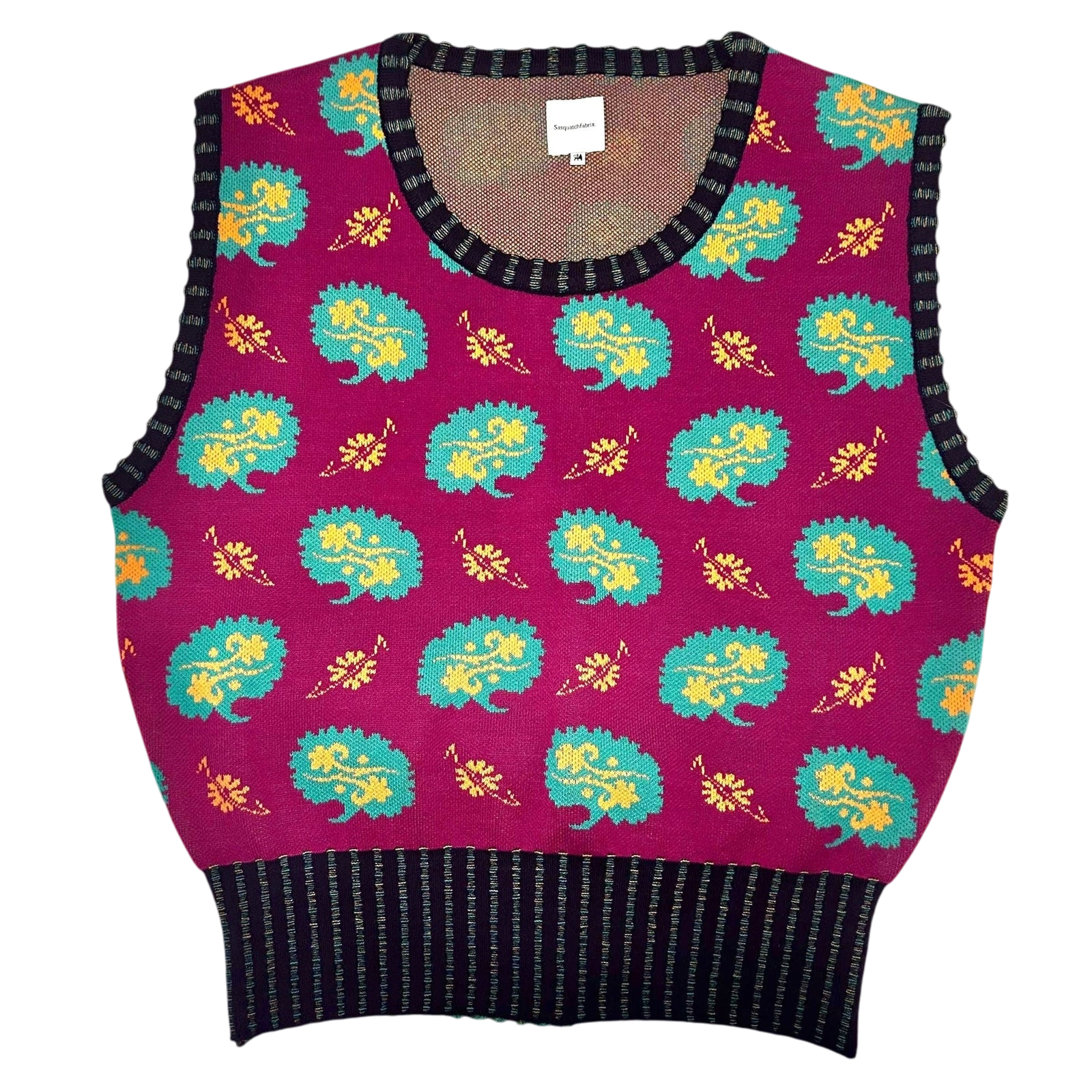 Sasquatchfabrix Flower Knit Vest (Size L)