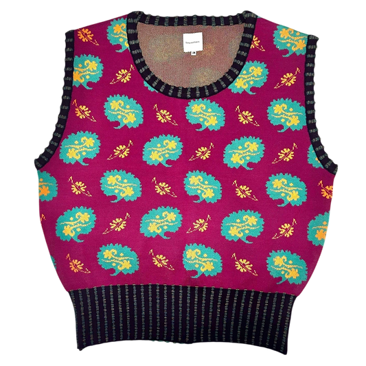 Sasquatchfabrix Flower Knit Vest (Size L)