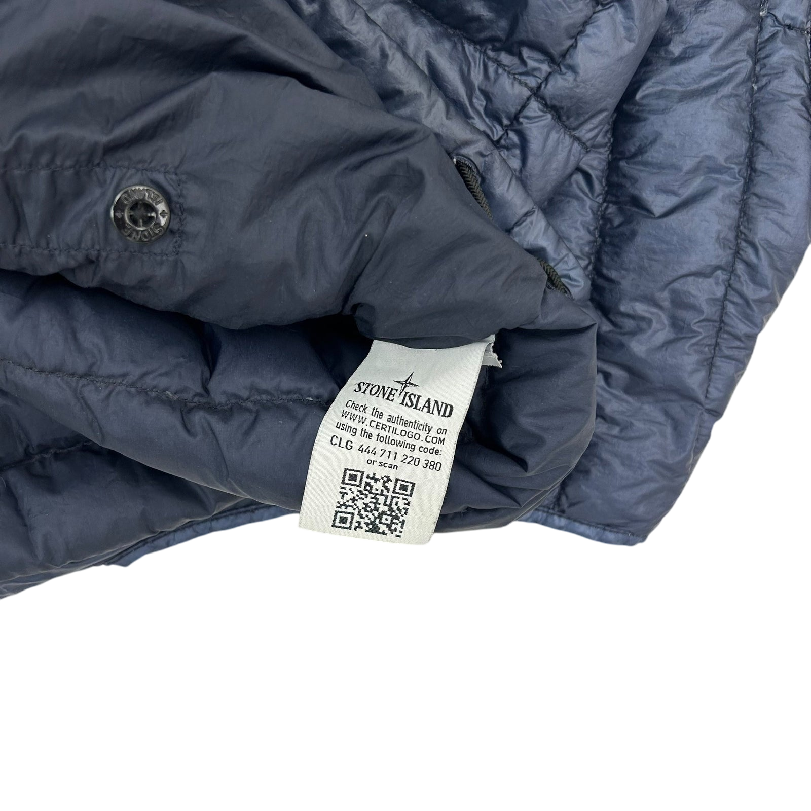 Stone Island Micro Ripstop Puffer Jacket Navy (Size S)
