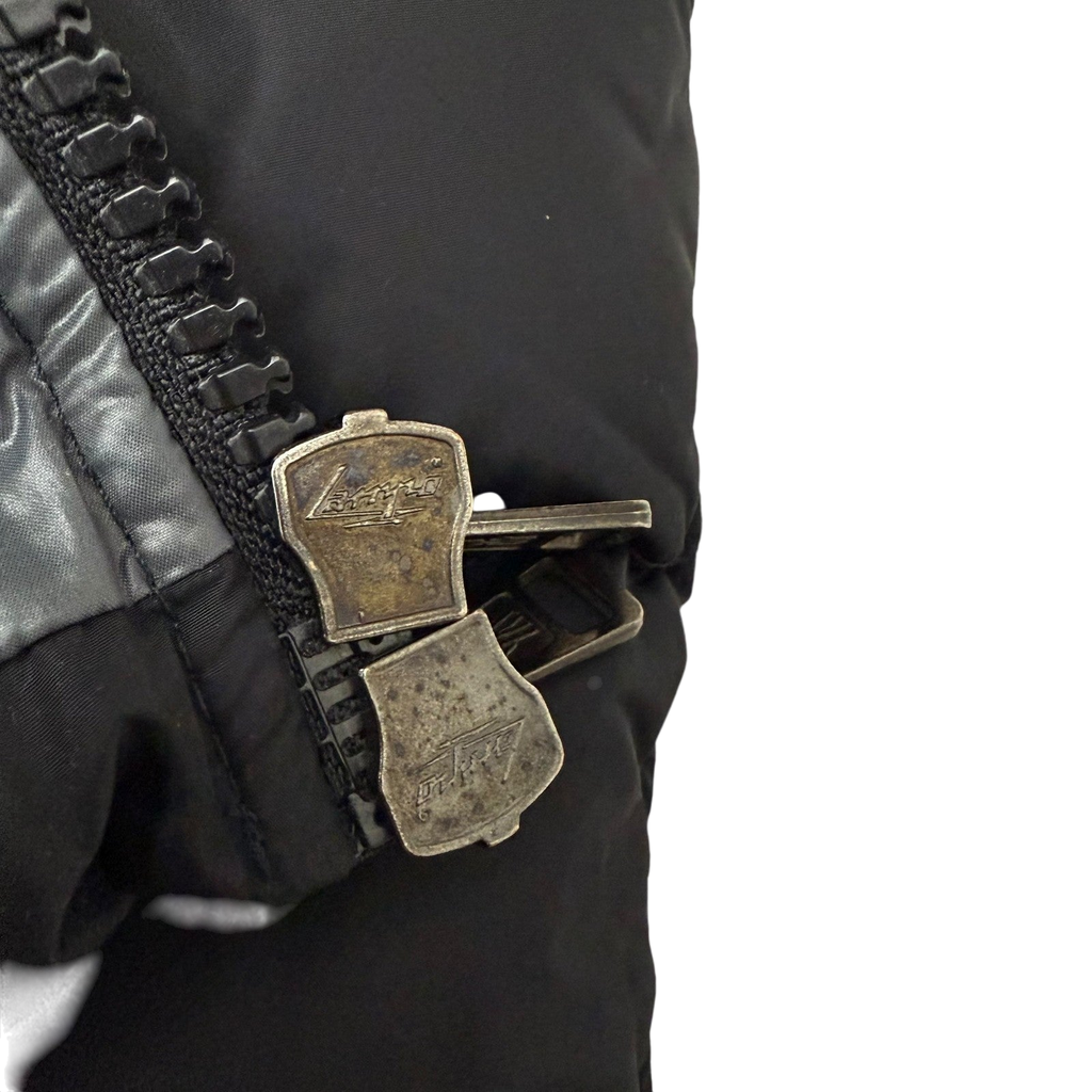 Moncler Aubert Hooded Down Jacket Matte Black (fits M)