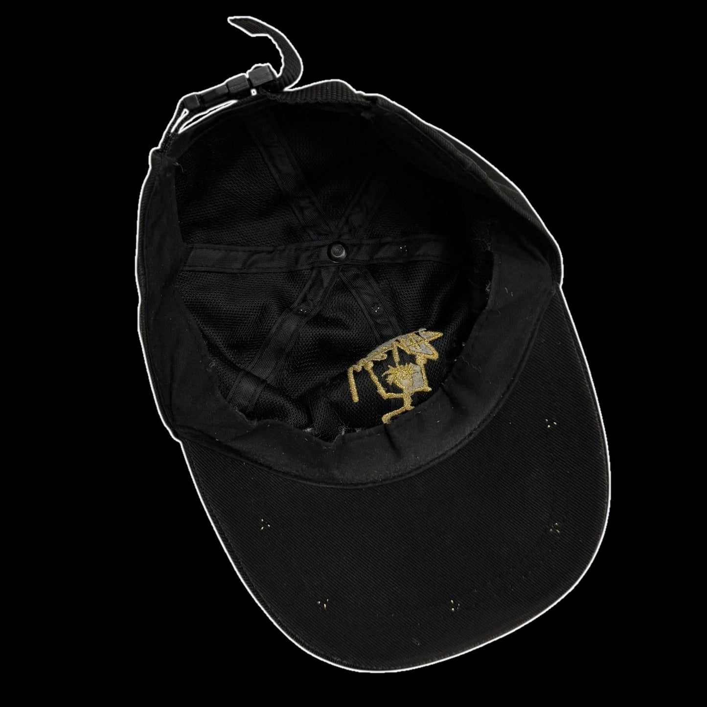 Stussy Vintage 90s Custom-Studded Cap Black