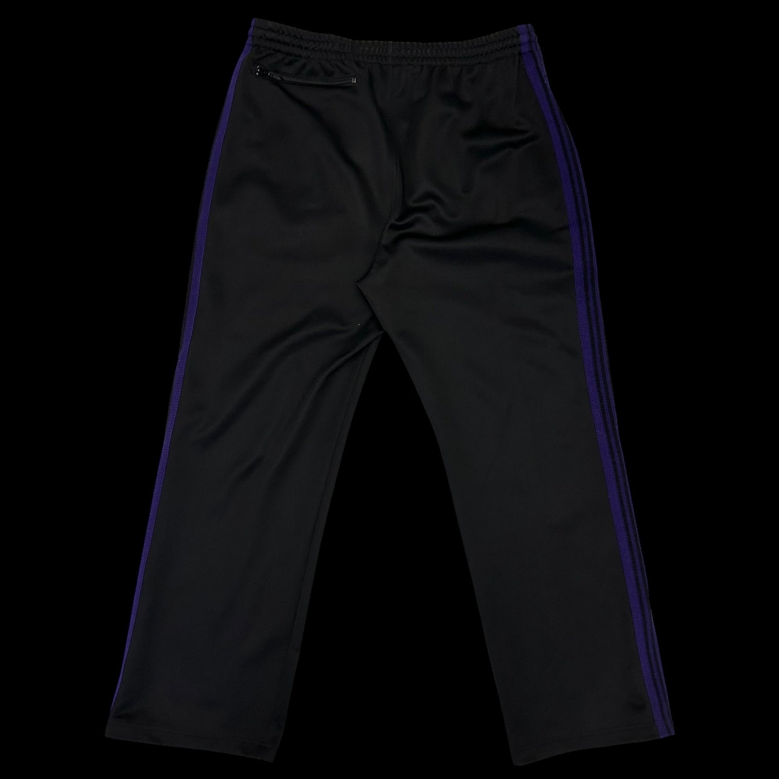Needles Poly Smooth Track Pants Black/Purple (Size L)