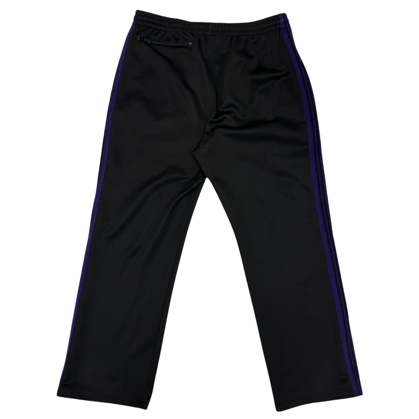 Needles Poly Smooth Track Pants Black/Purple (Size L)