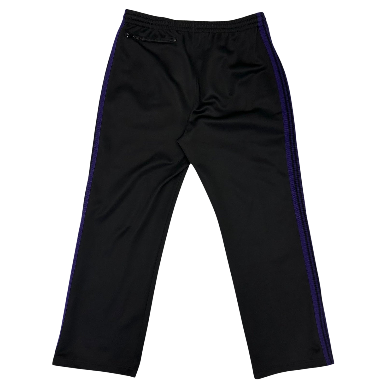 Needles Poly Smooth Track Pants Black/Purple (Size L)