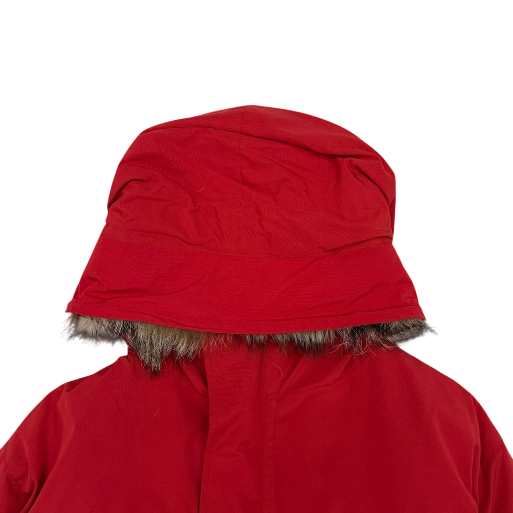 Canada Goose Vintage Expedition Down Fur-Trim Parka Red (Fits M-L)