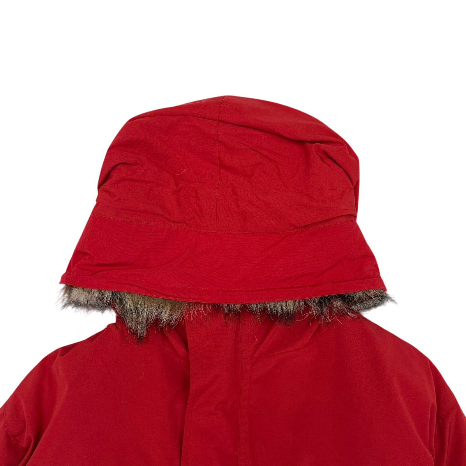 Canada Goose Vintage Expedition Down Fur-Trim Parka Red (Fits M-L)