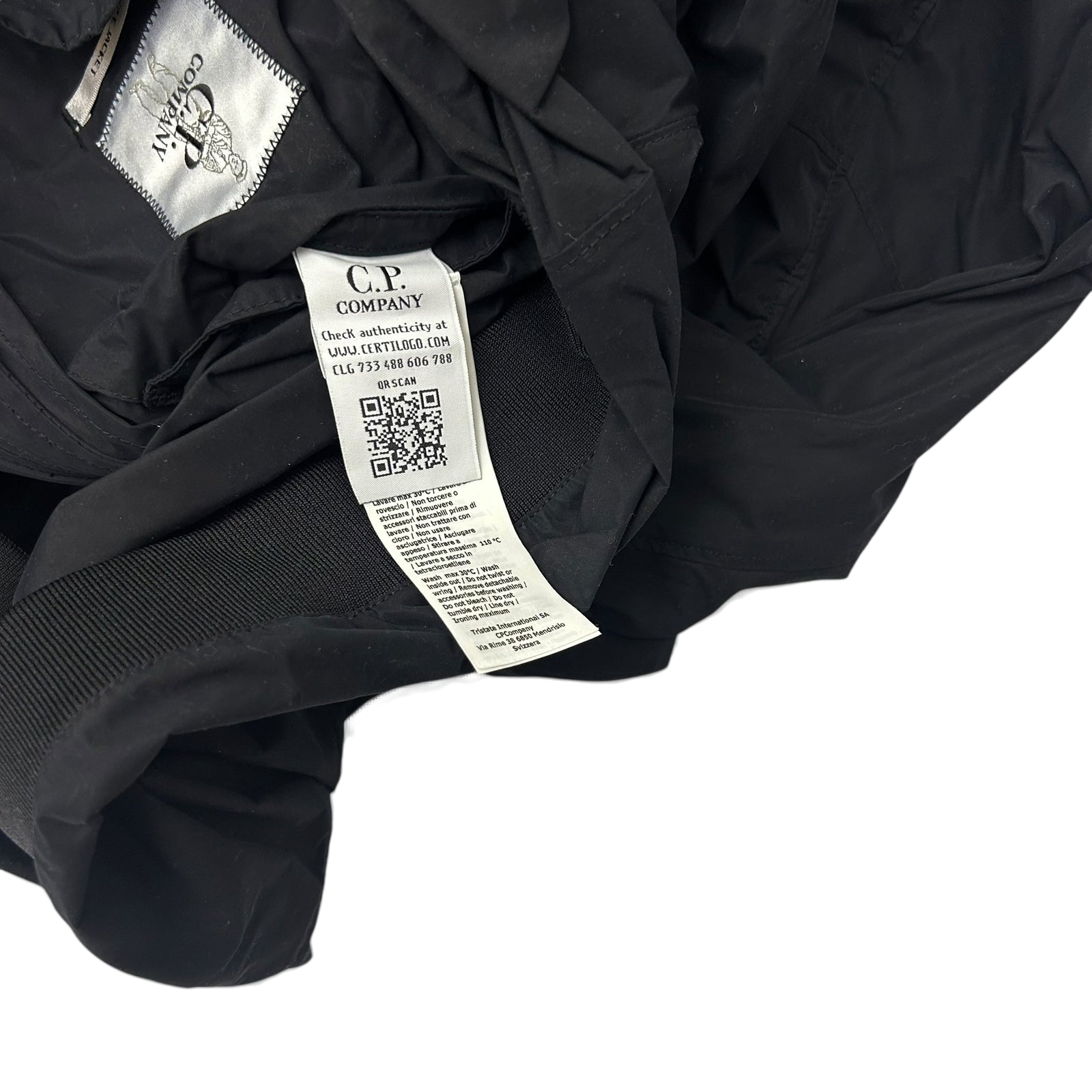 C.P. Company Memri Goggle Nylon Jacket Black (Fits L-XL)