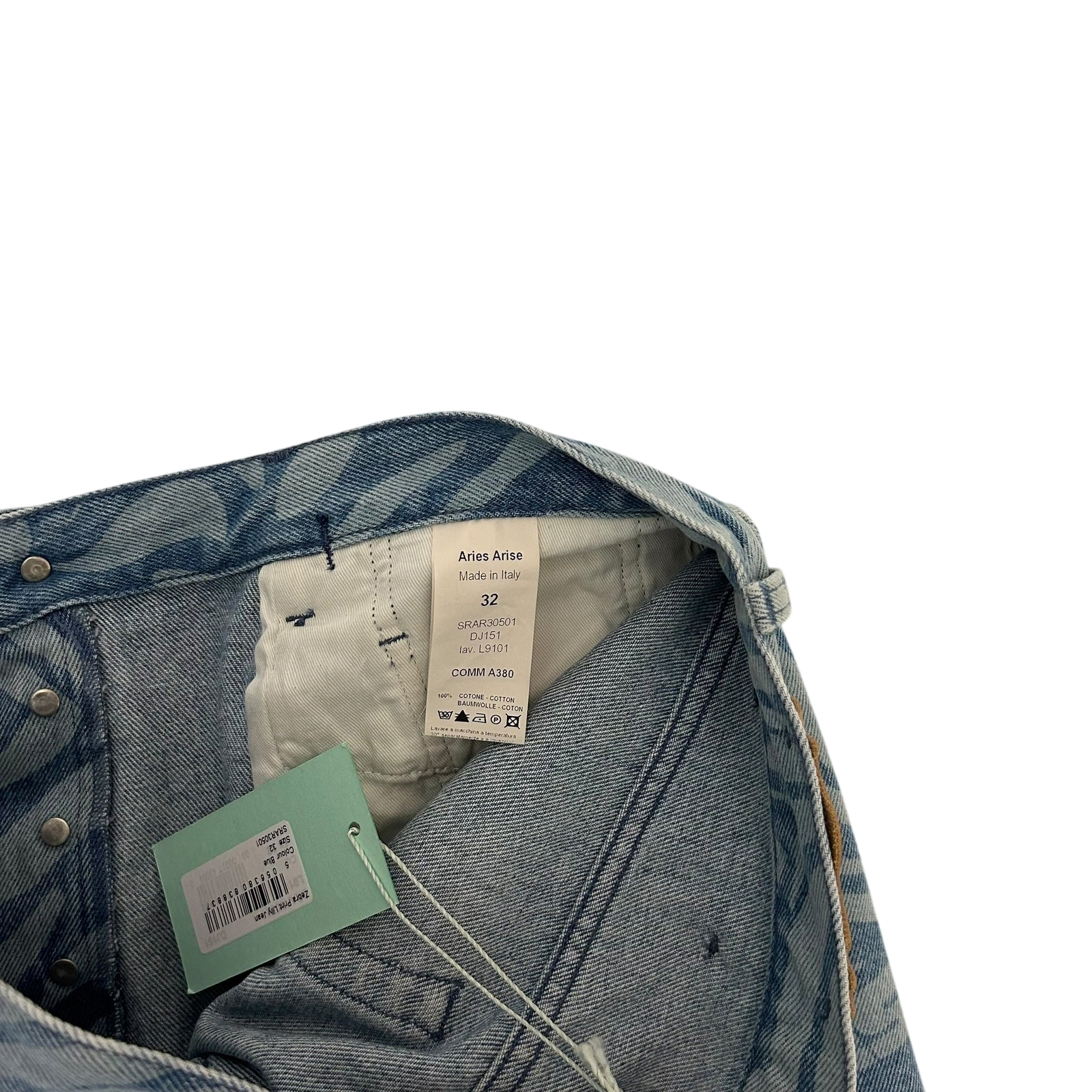 Aries Zebra Print Lilly Jeans