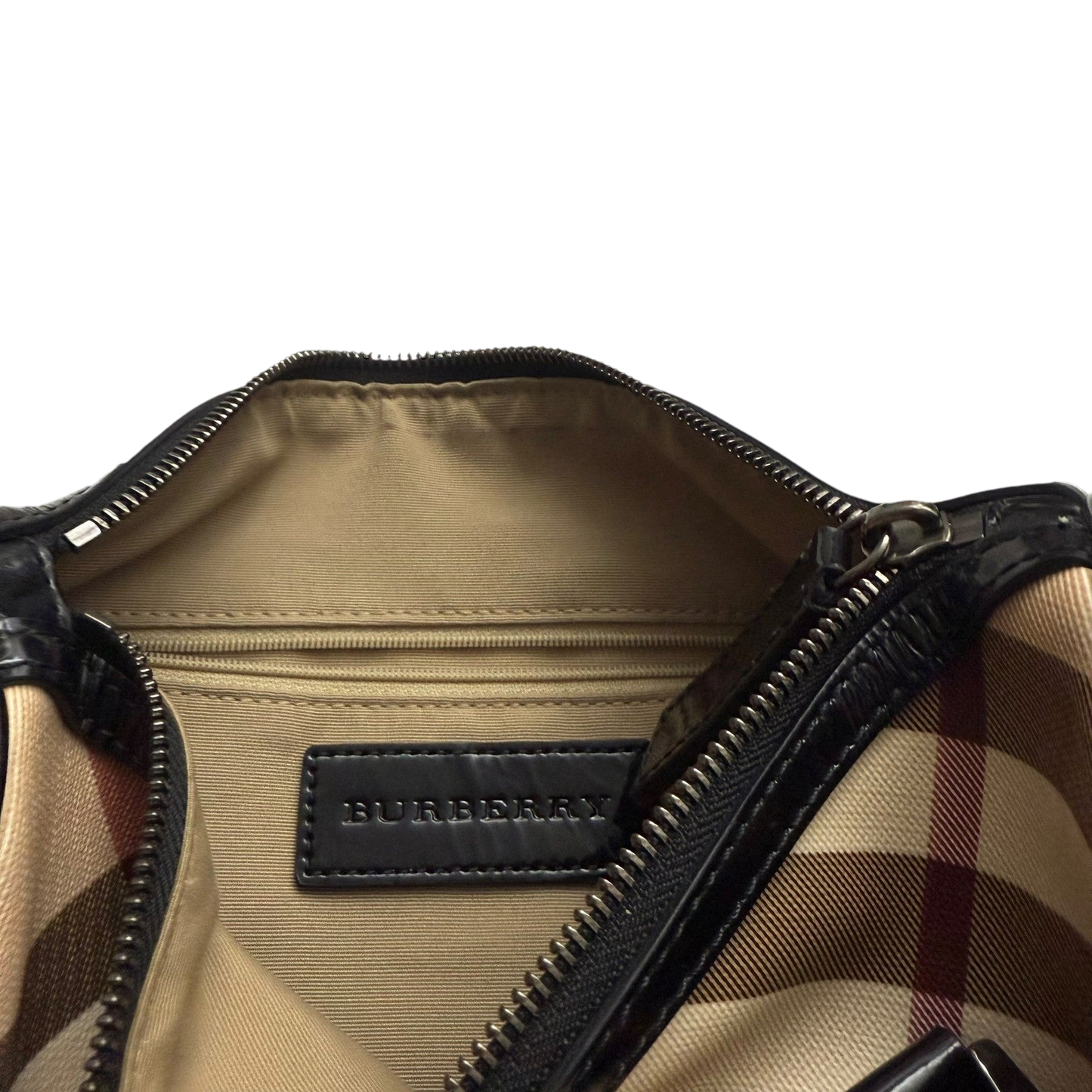 Burberry Nova Check PVC Chester Boston Bag