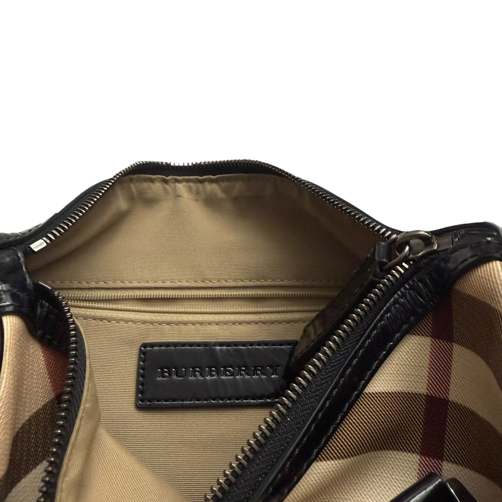 Burberry Nova Check PVC Chester Boston Bag