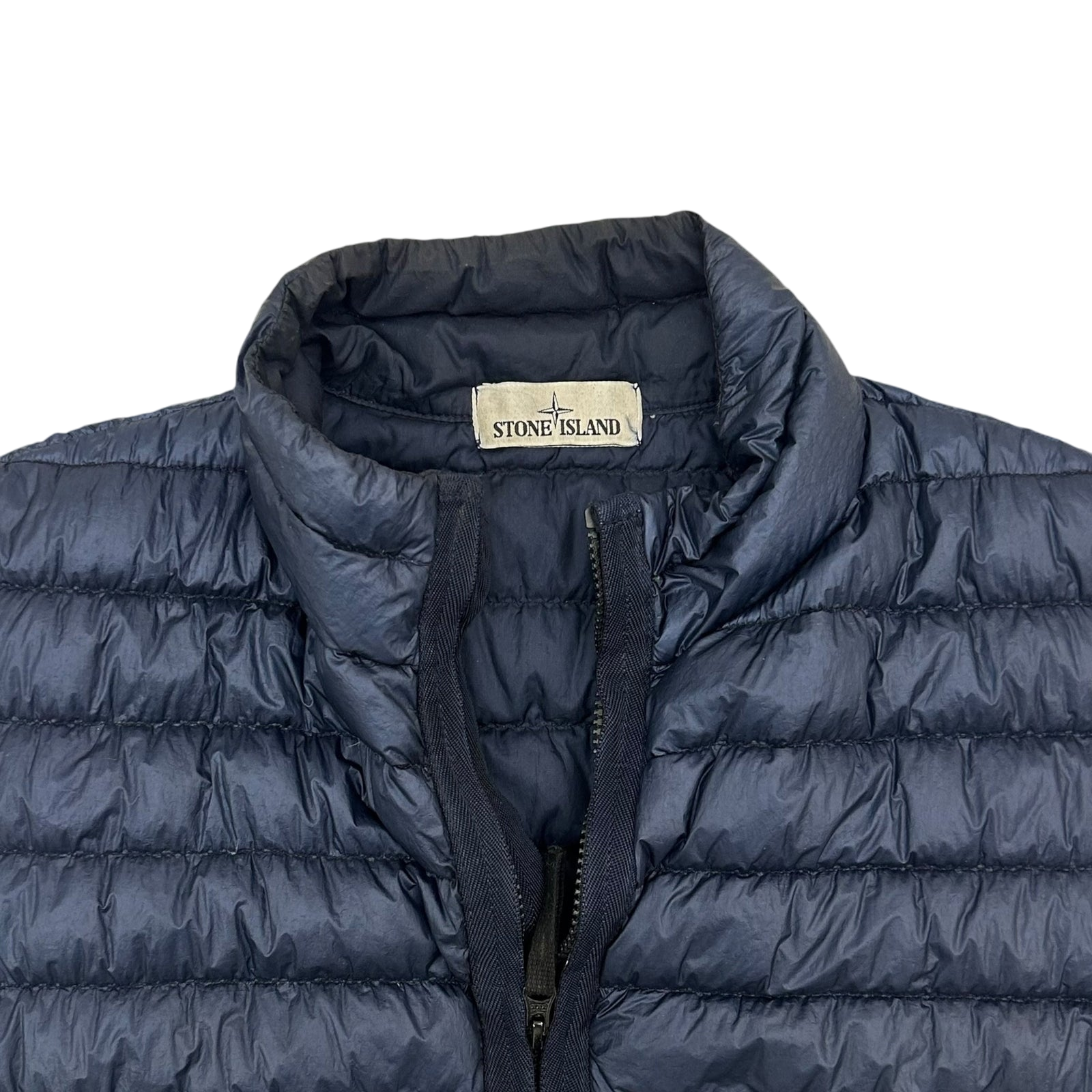 Stone Island Garment Dyed Down Gilet Navy (Fits S/M)