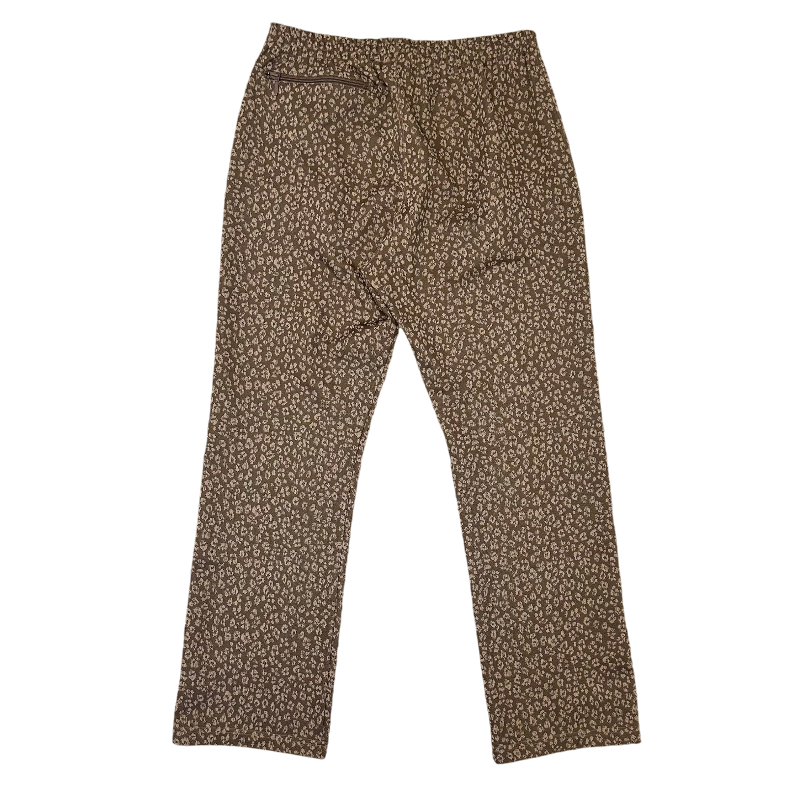 Needles Poly Smooth Track Pants Leopard Print (Size M)