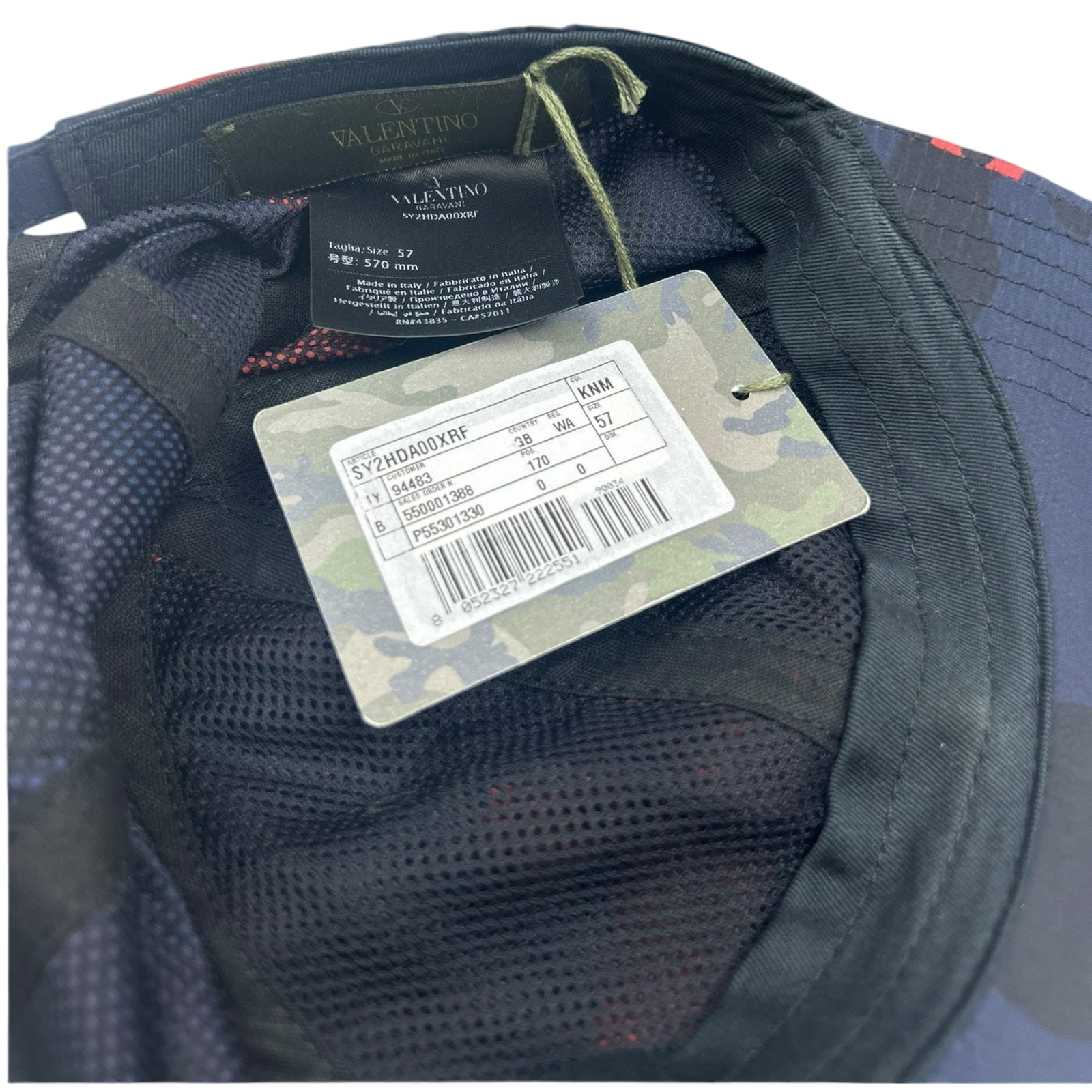 Valentino Garavani Camouflage-Print Shell Baseball Cap