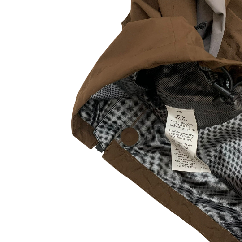 Oakley Latitude Shell Jacket Brown/Grey (Size L)