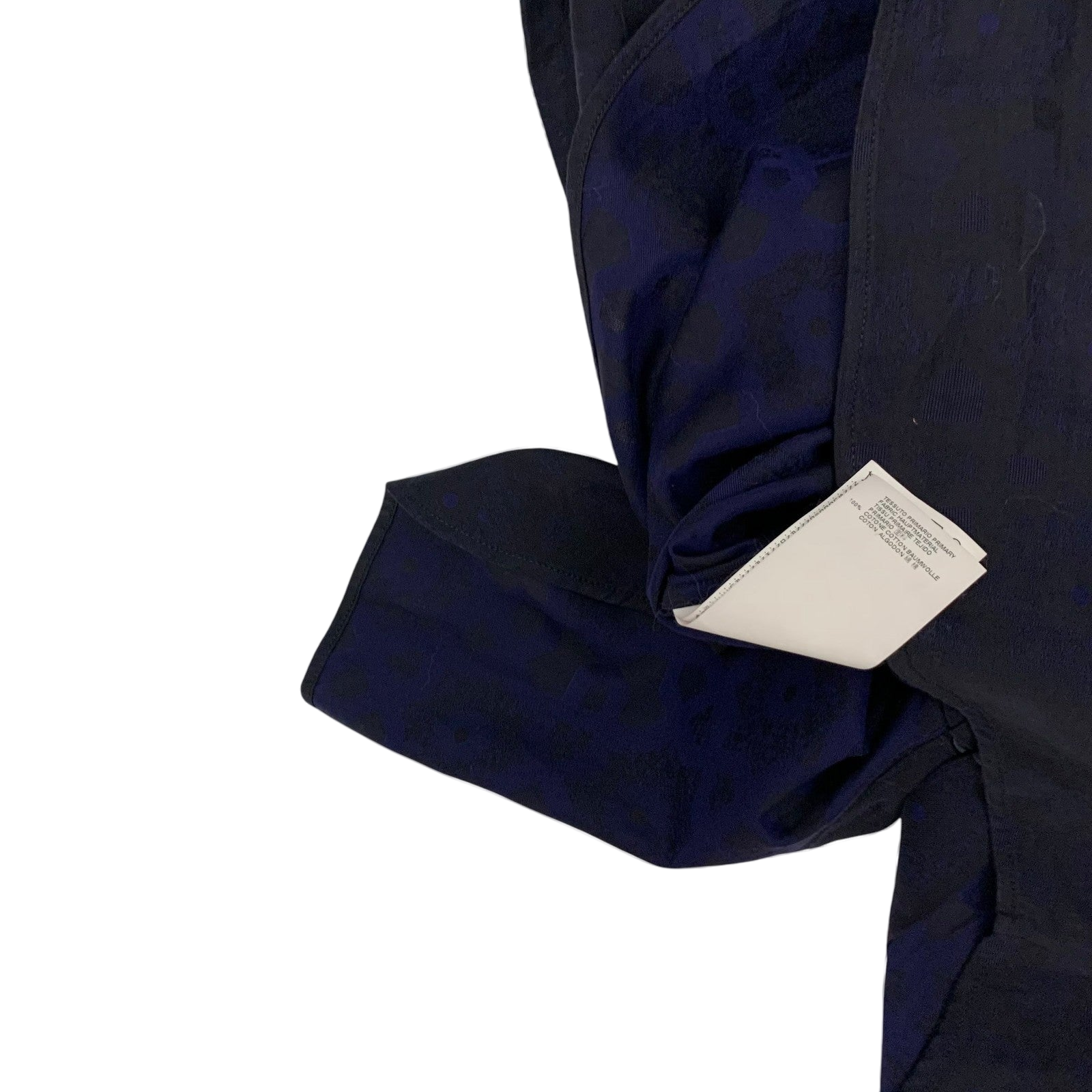 Vivienne Westwood Man Patterned Button-Up Shirt Navy (Fits M)