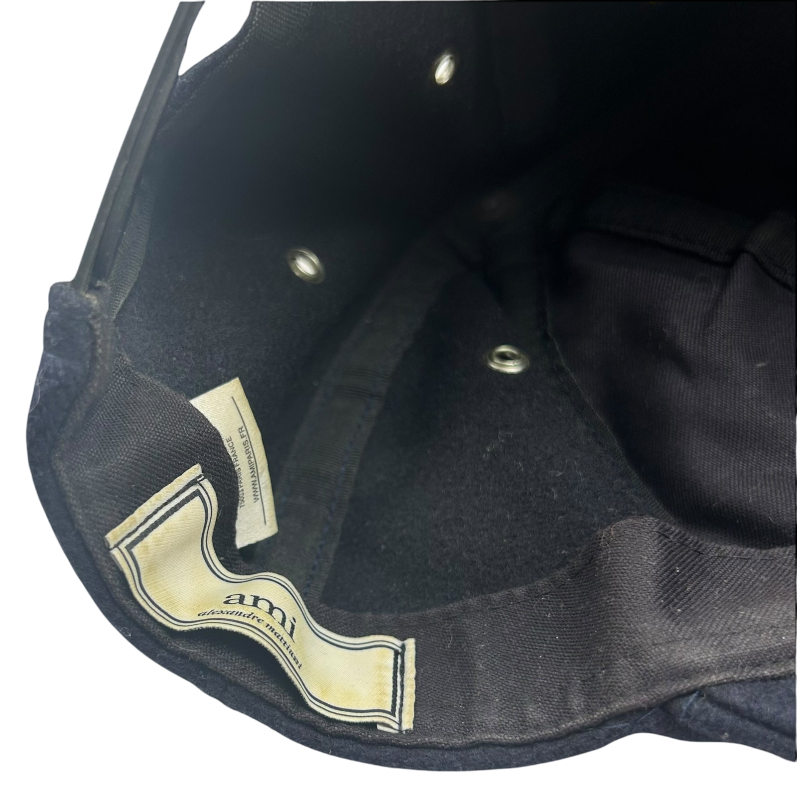 AMl Paris Navy Wool Cap