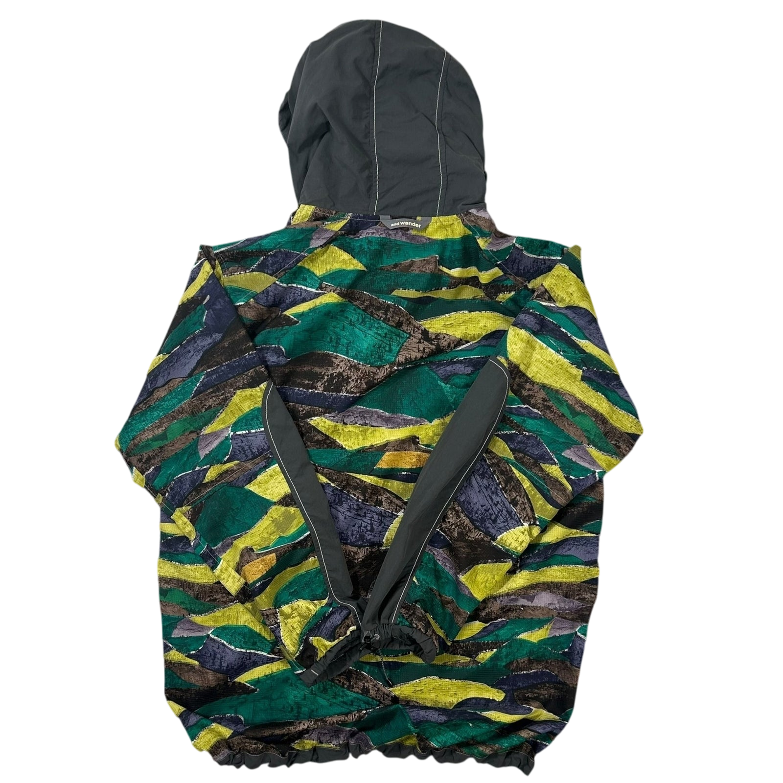 And Wander Printed Vent Hooded Jacket (Fits L/XL)