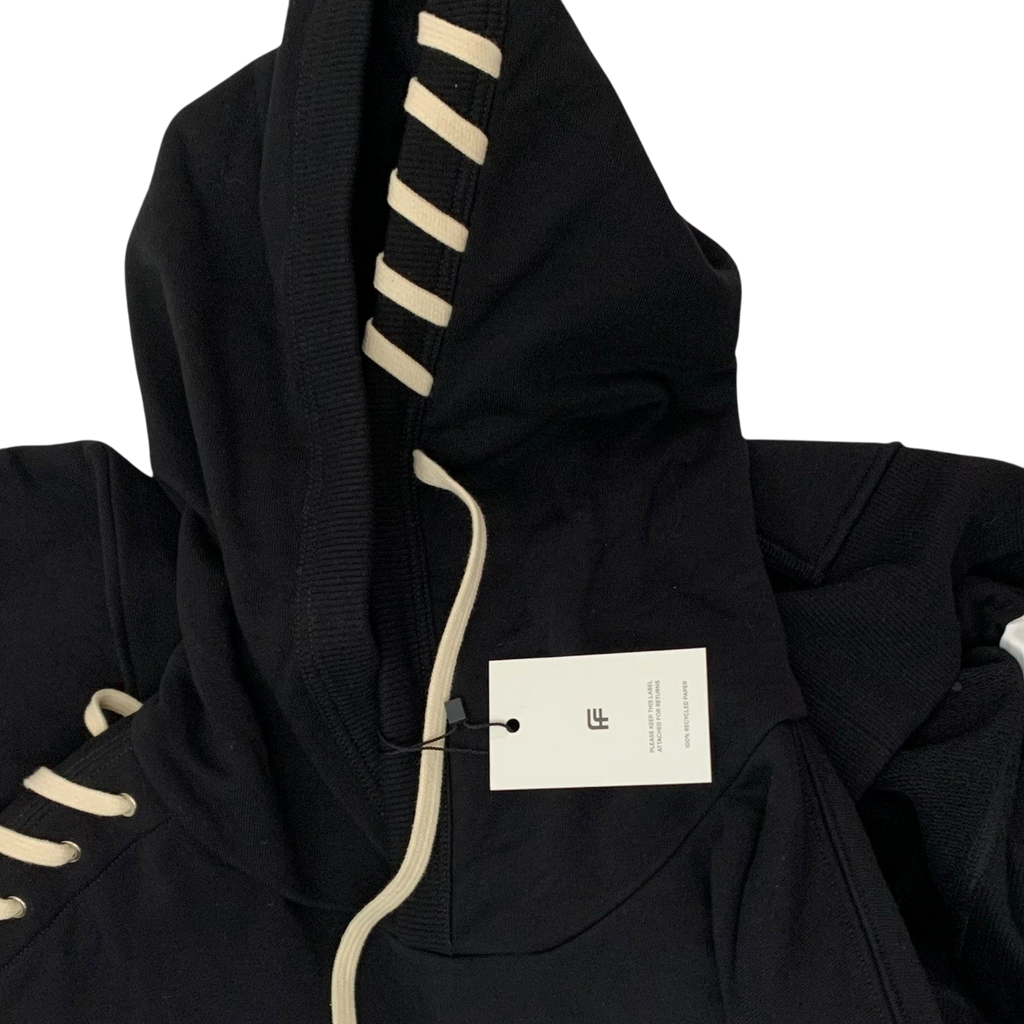 Craig Green Lace-up Detailing Hoodie Black (Fits L-XL)