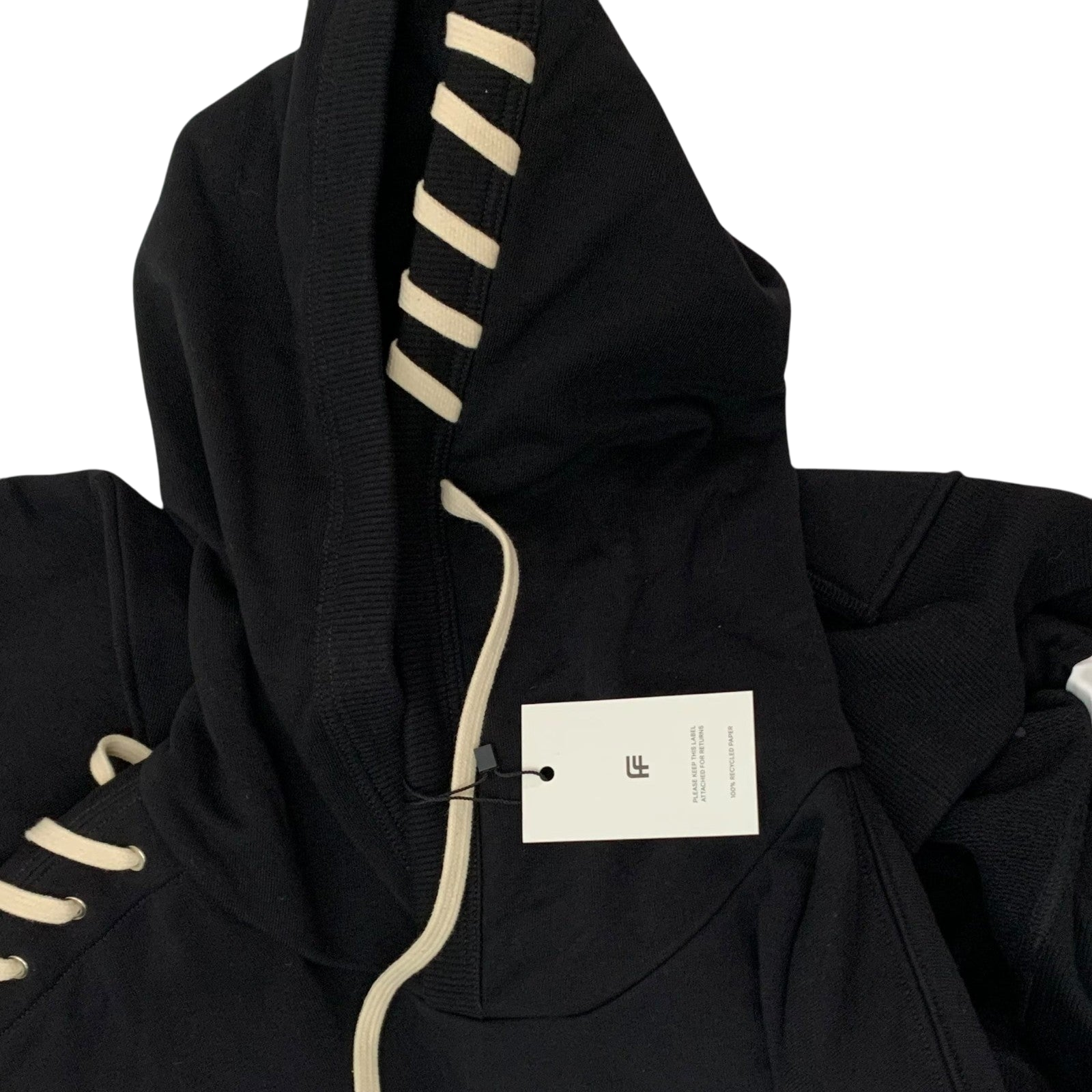 Craig Green Lace-up Detailing Hoodie Black (Fits L-XL)