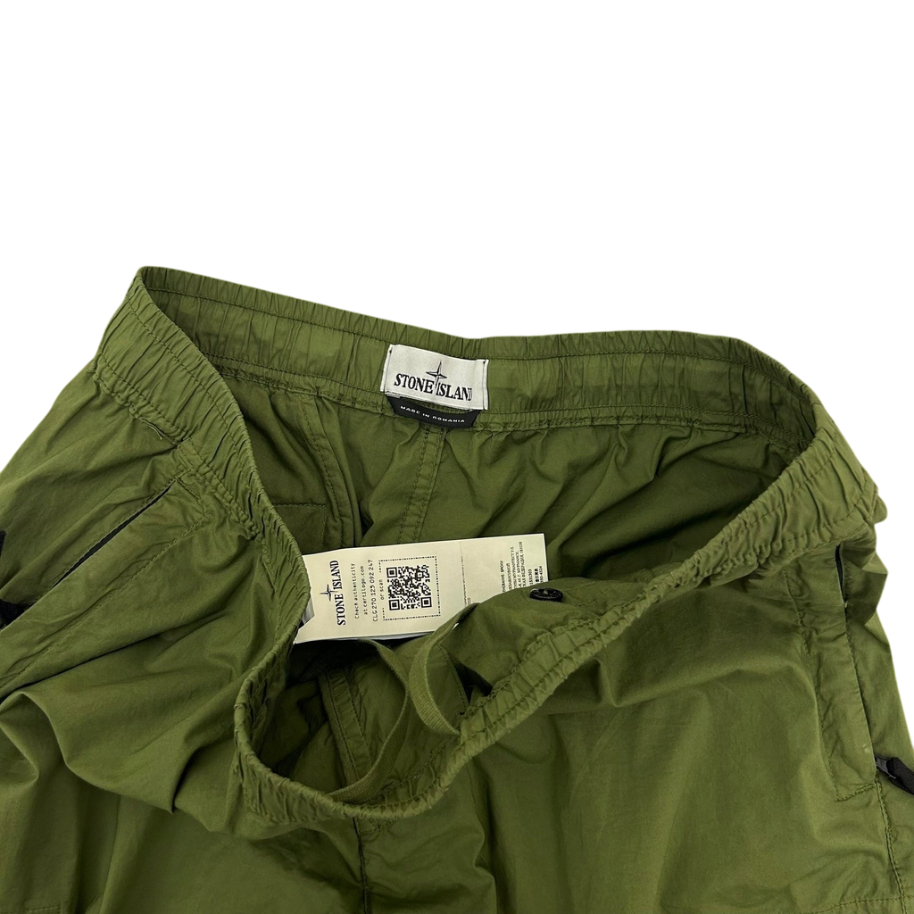 Stone Island RE-T Cargo Pants Olive Green (Size 36”)