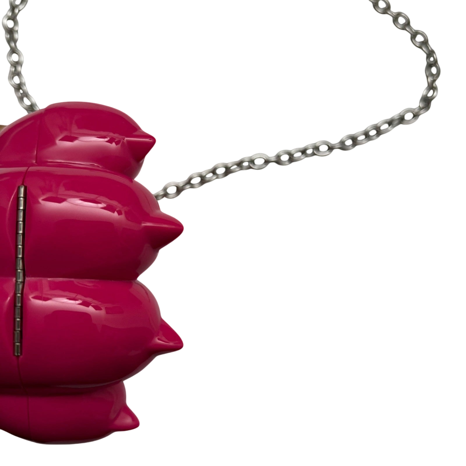 Kenzo 2015 Tiger Paw Clutch Bag Pink