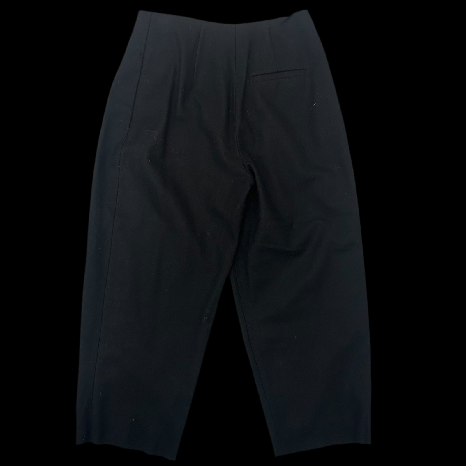 AW15 Acne Studios Murol Raw Front-Pleated Wool Pants Black (fits 29”)