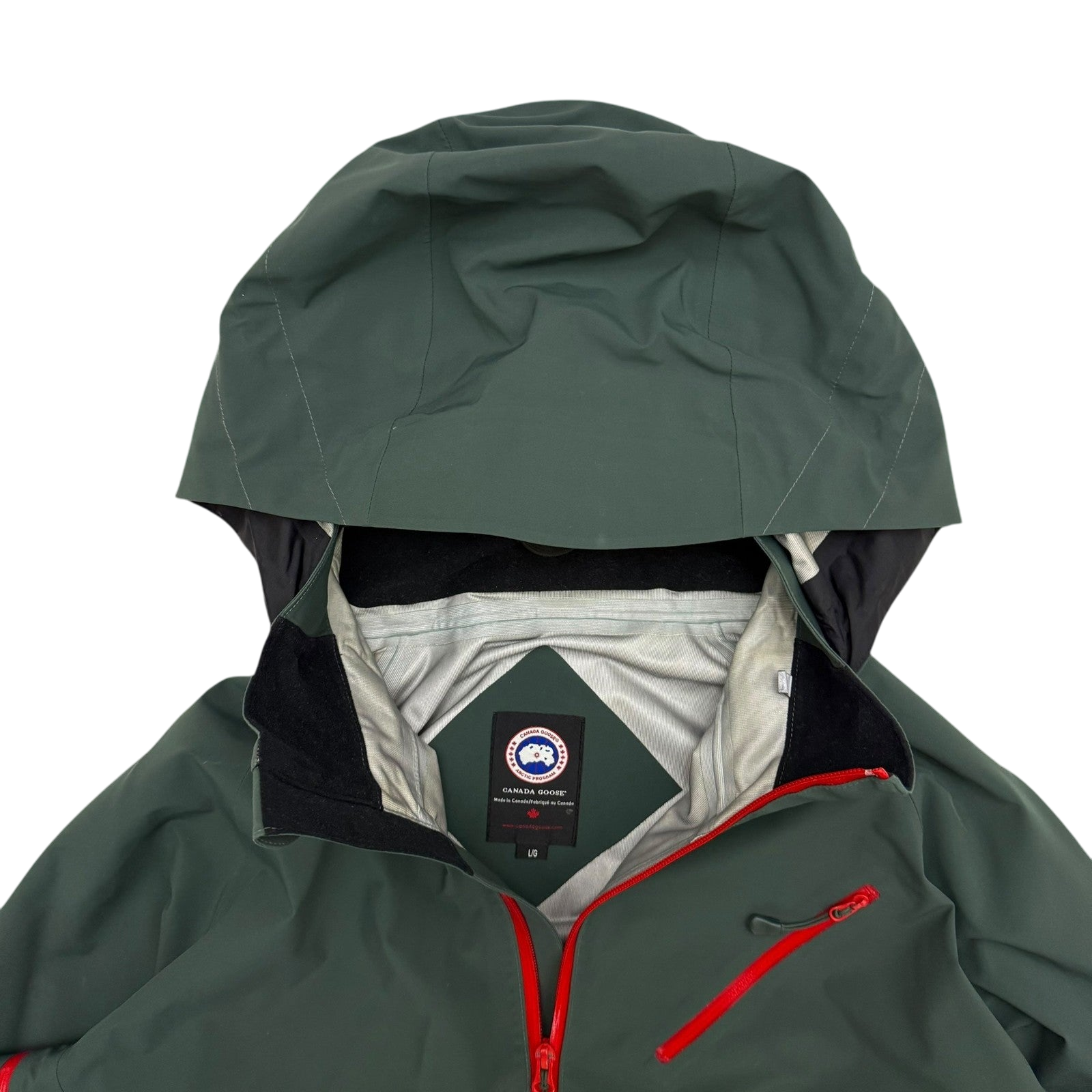 Canada Goose Reflective Timber Shell Jacket Forest Green (Size L)