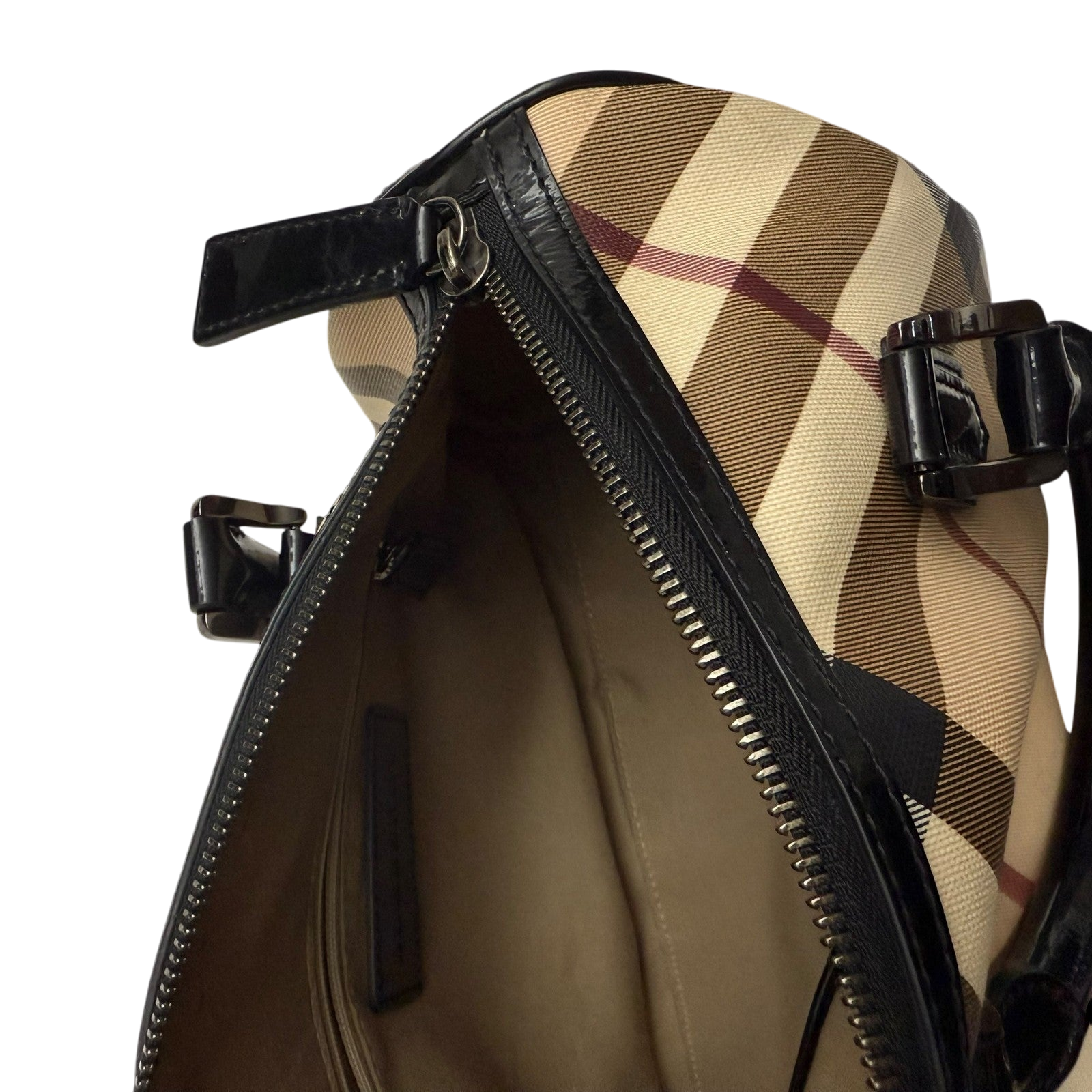 Burberry Nova Check PVC Chester Boston Bag