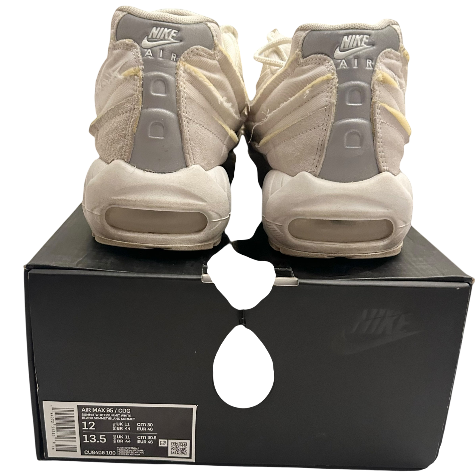 Nike x Comme des Garçons Air Max 95 ‘Summit White’ (US12 / UK11)