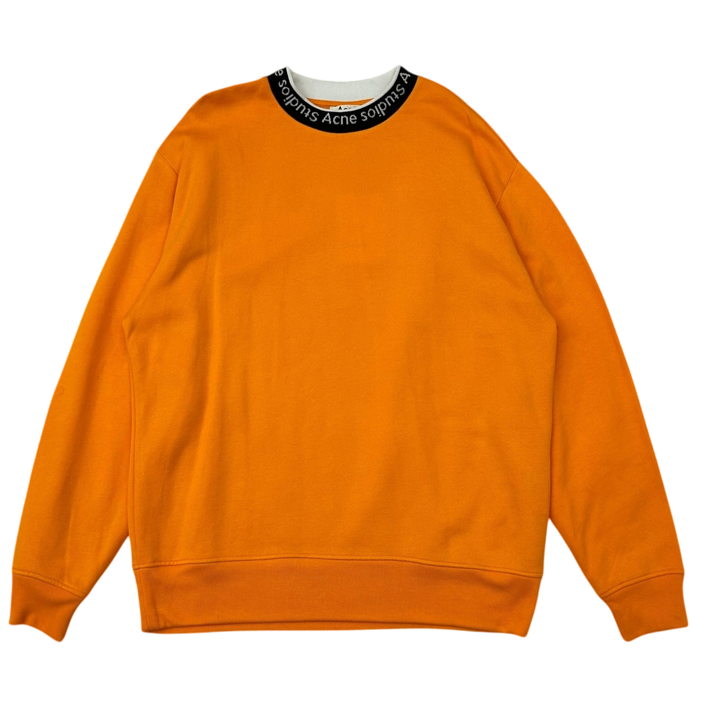 Acne Studios Jacquard Logo Sweater Orange (Fits L-XL)