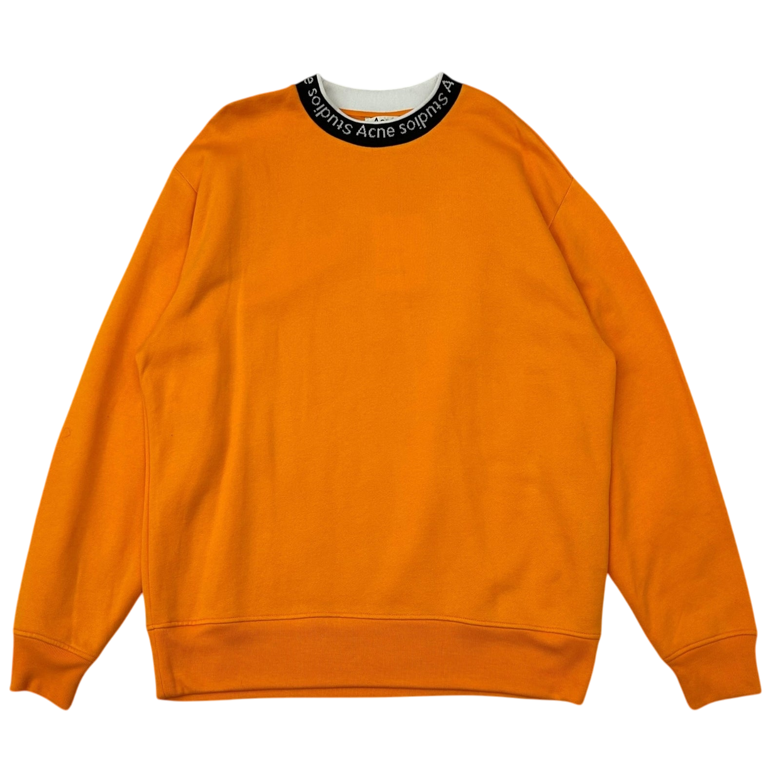 Acne Studios Jacquard Logo Sweater Orange (Fits L-XL)