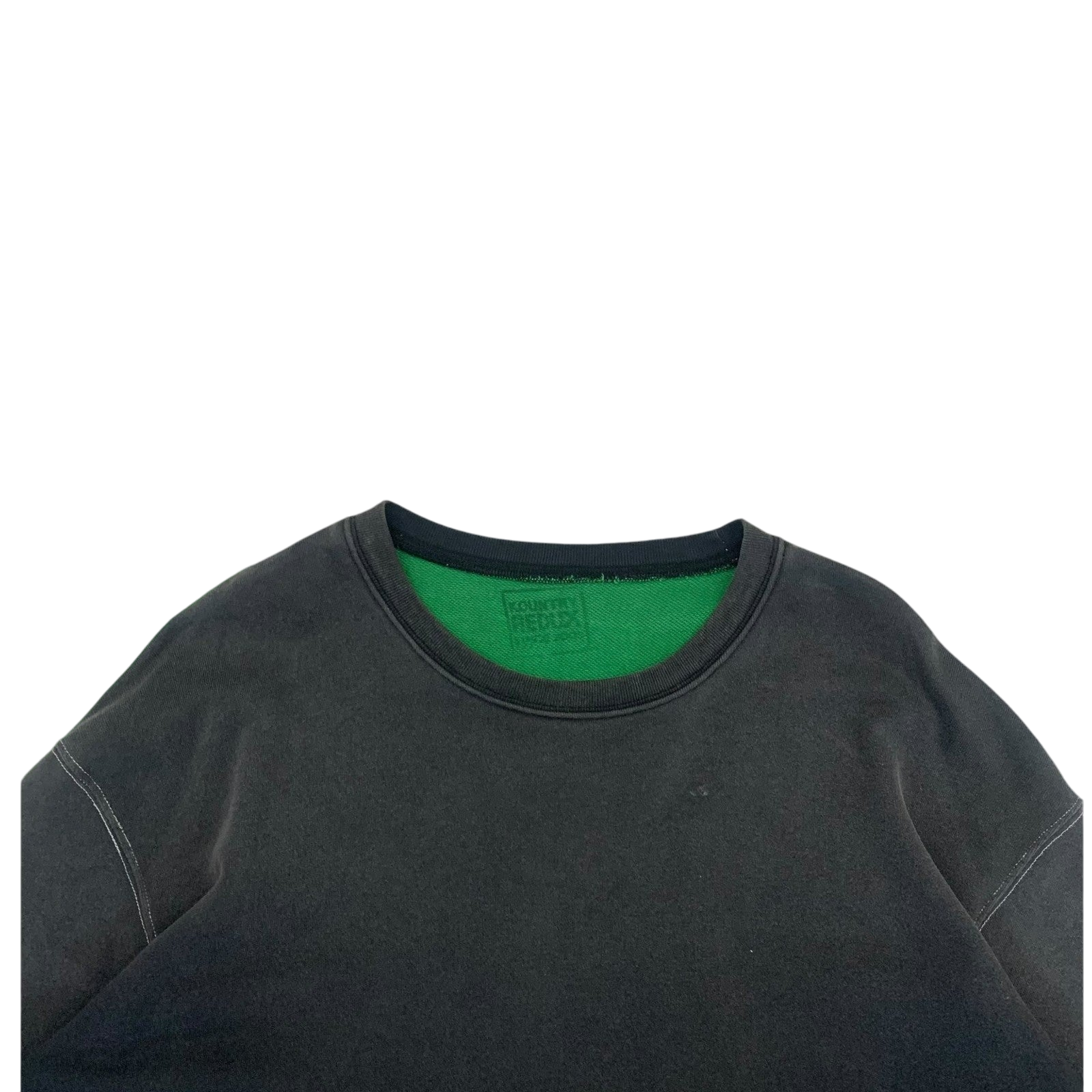 Kapital 2 Tone Remake Oversized Bone Sweatshirt (Free size)